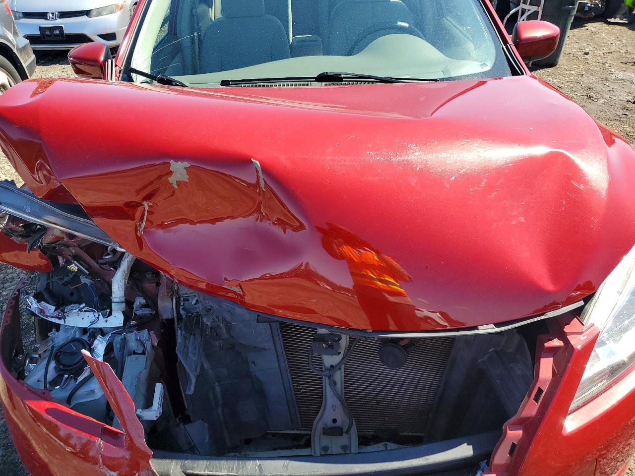 2013 Nissan Sentra S Red vin: 3N1AB7AP6DL716500