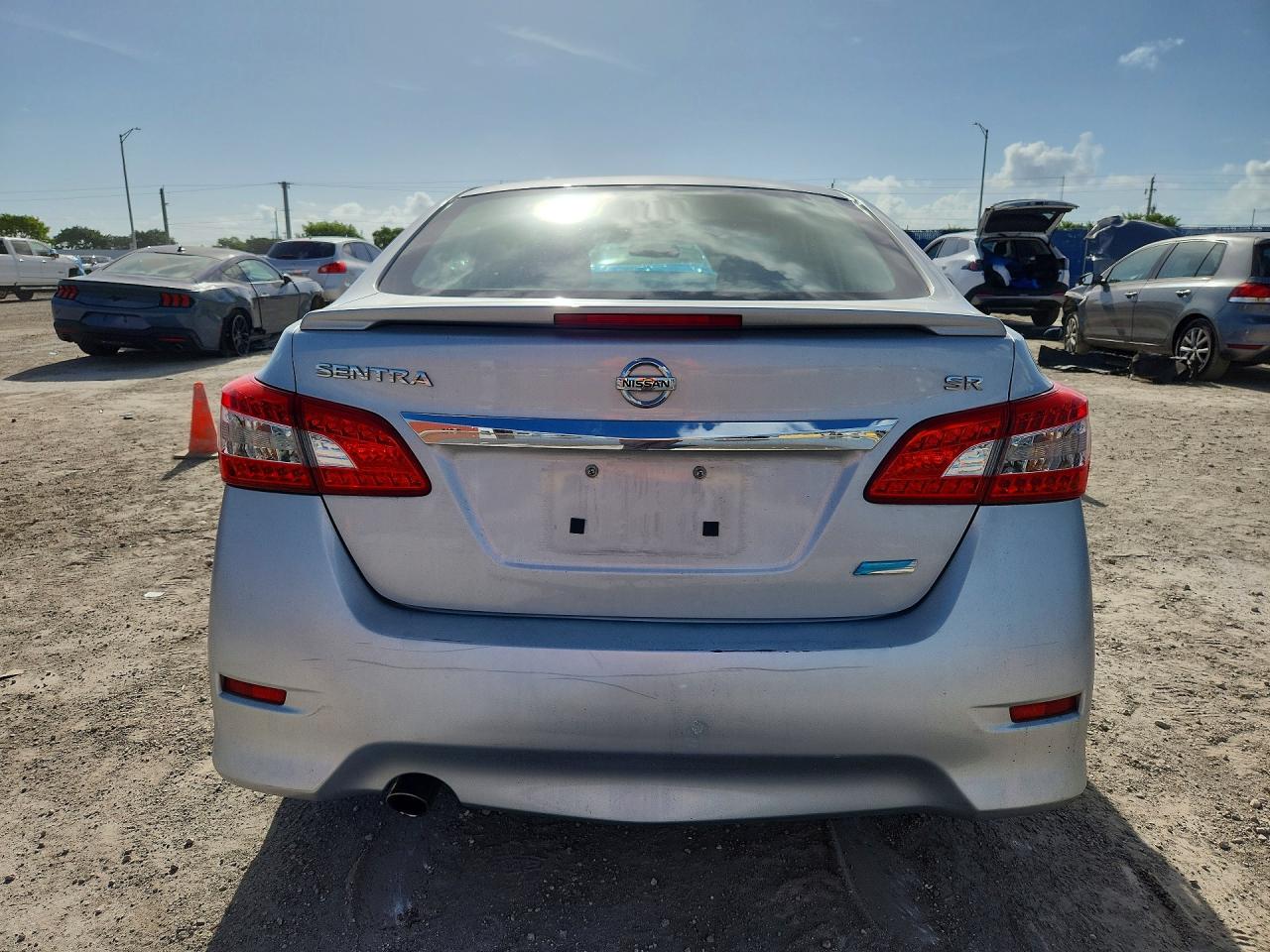 2013 Nissan Sentra S Silver vin: 3N1AB7AP6DL723334