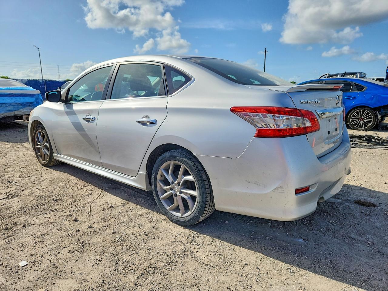 2013 Nissan Sentra S Silver vin: 3N1AB7AP6DL723334