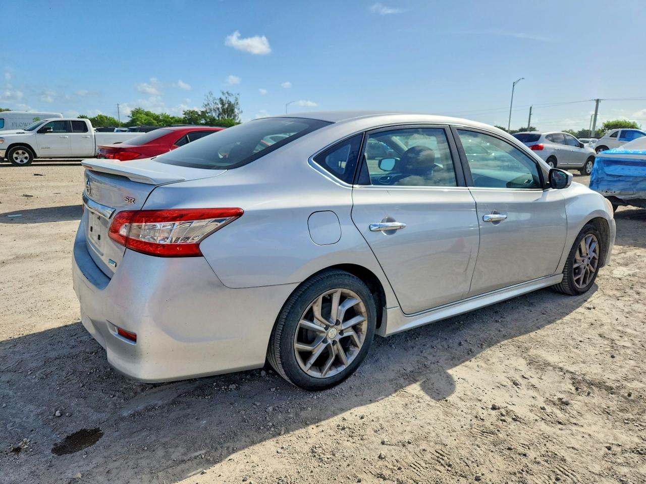 2013 Nissan Sentra S Silver vin: 3N1AB7AP6DL723334