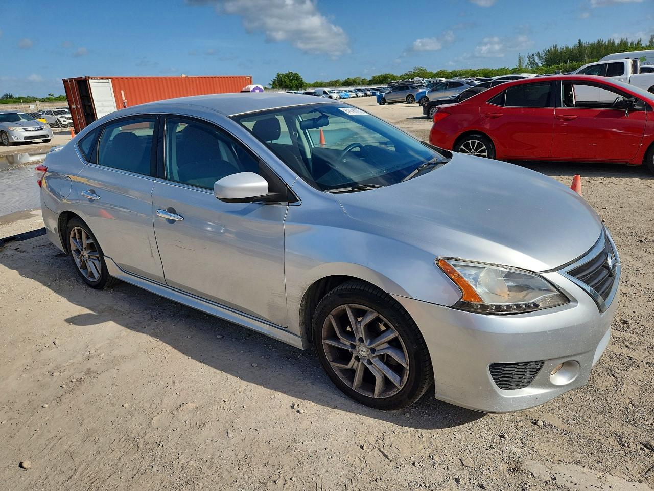 2013 Nissan Sentra S Silver vin: 3N1AB7AP6DL723334