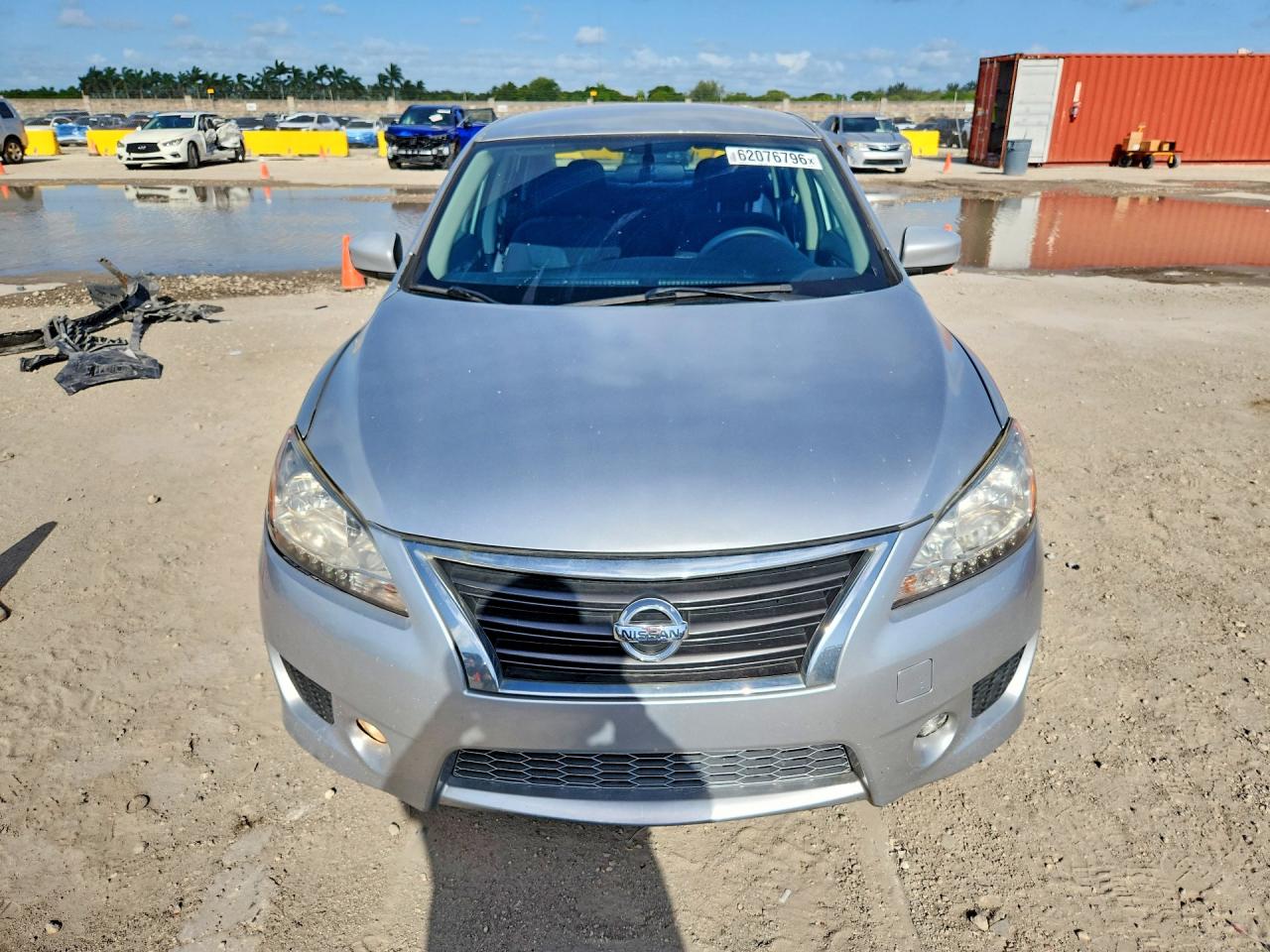 2013 Nissan Sentra S Silver vin: 3N1AB7AP6DL723334