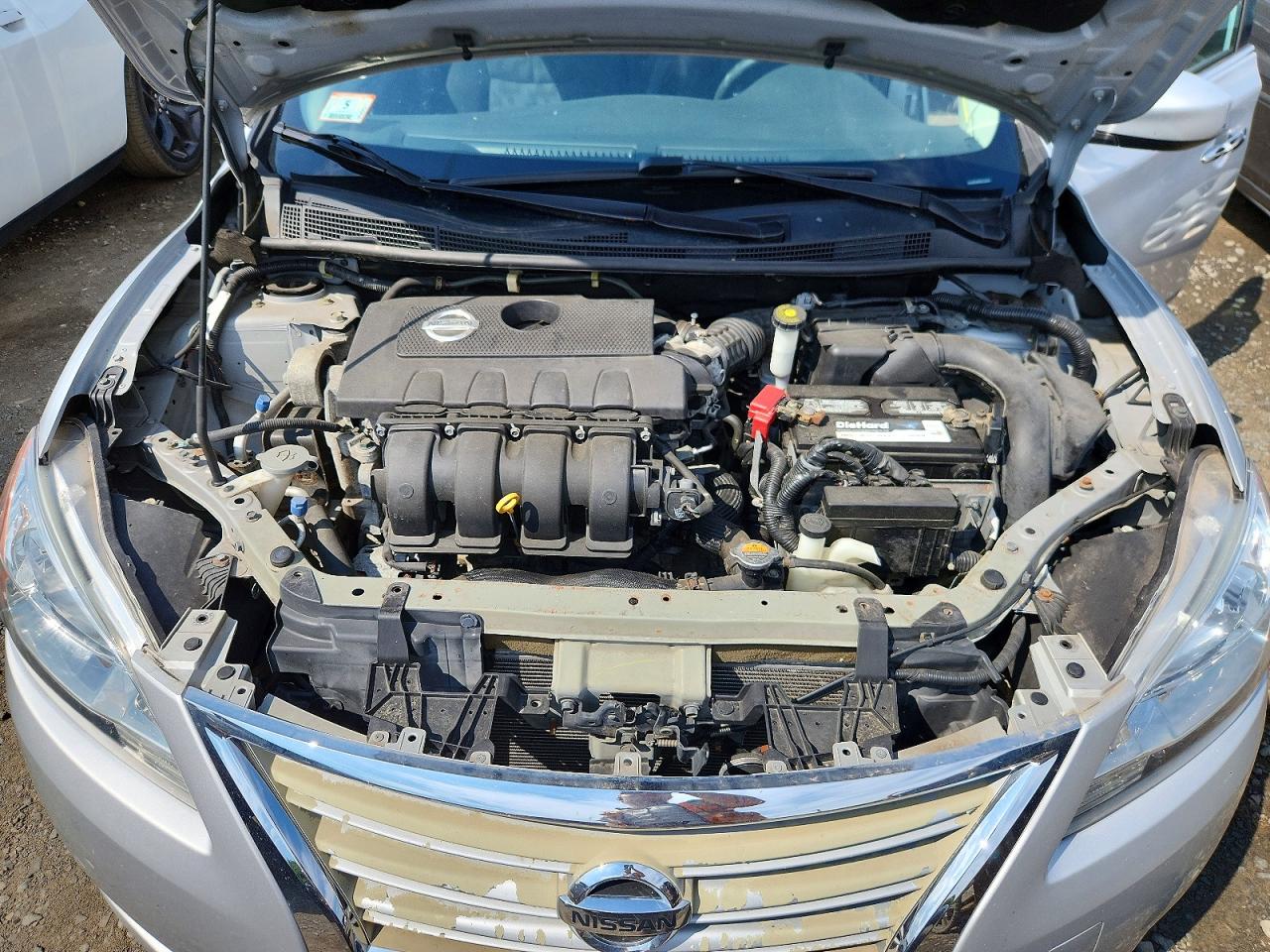2013 Nissan Sentra S Silver vin: 3N1AB7AP6DL724192