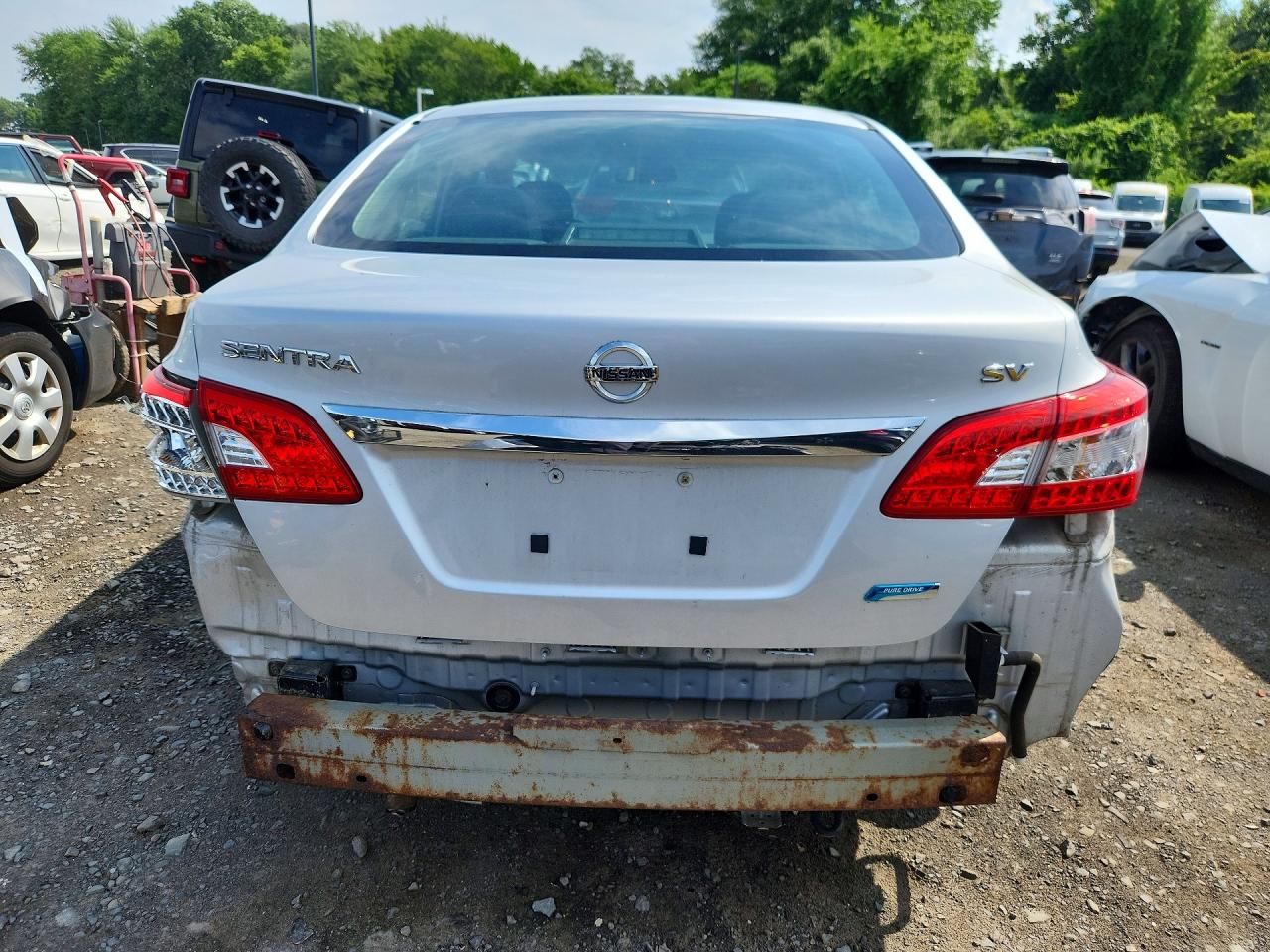 2013 Nissan Sentra S Silver vin: 3N1AB7AP6DL724192