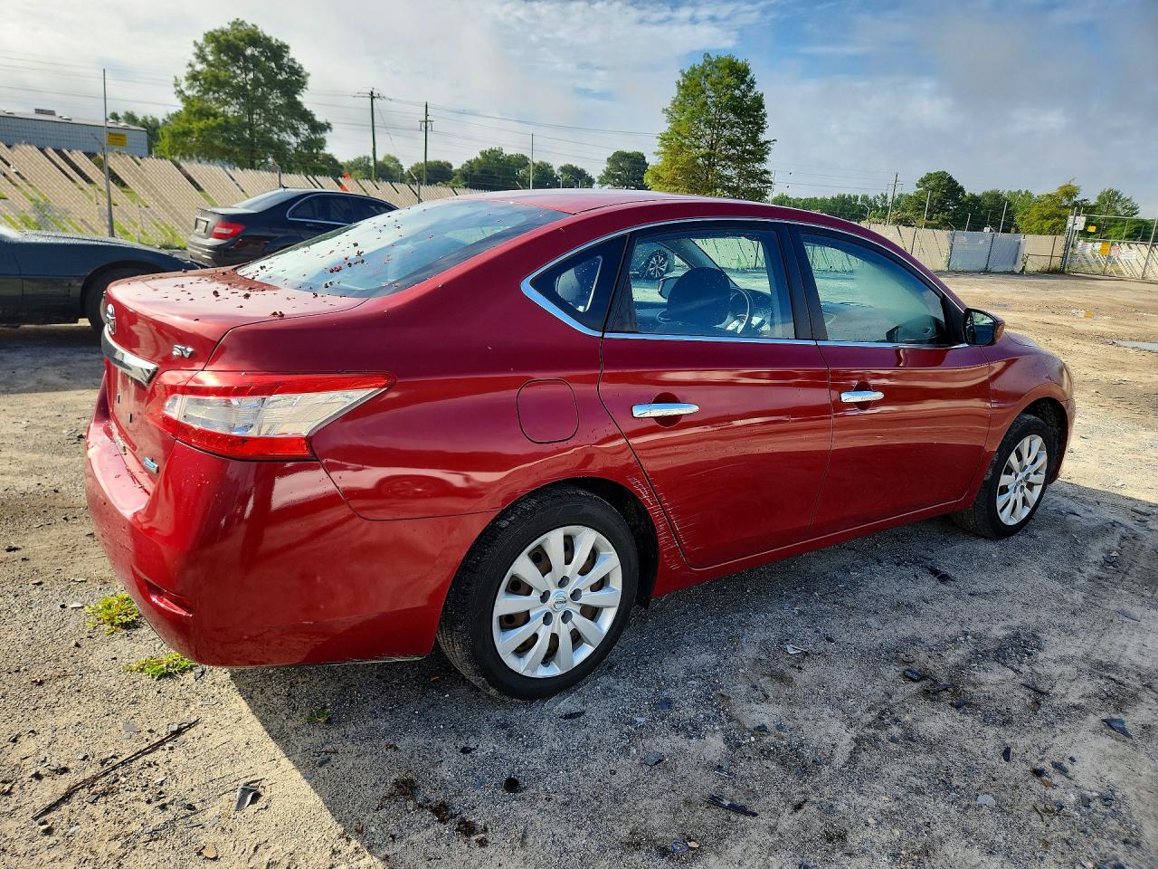 2013 Nissan Sentra S Красный vin: 3N1AB7AP6DL726430