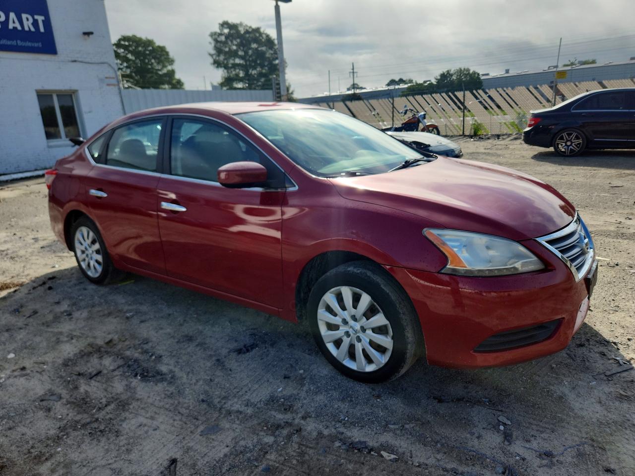 2013 Nissan Sentra S Красный vin: 3N1AB7AP6DL726430