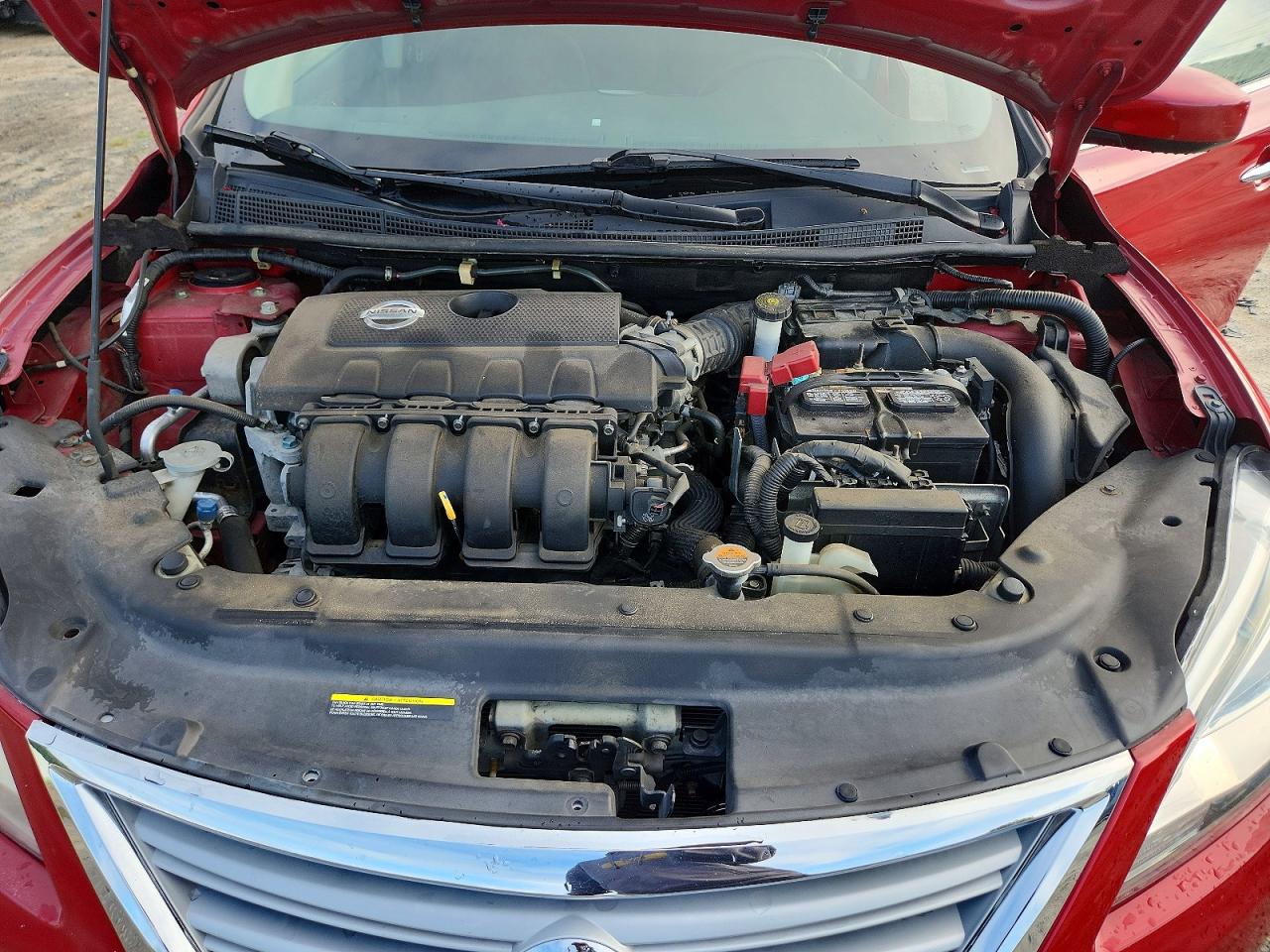 2013 Nissan Sentra S Красный vin: 3N1AB7AP6DL726430