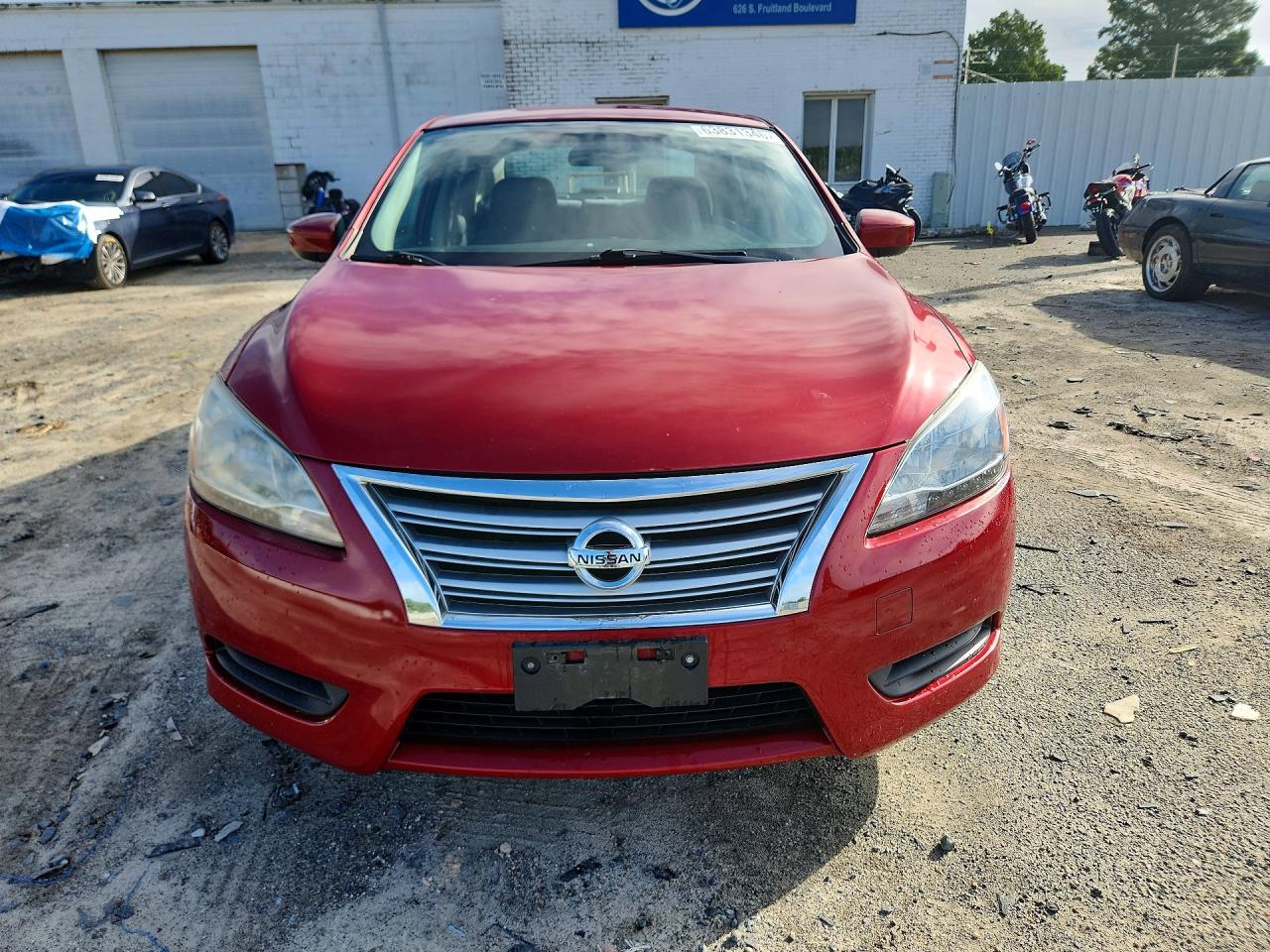 2013 Nissan Sentra S Красный vin: 3N1AB7AP6DL726430