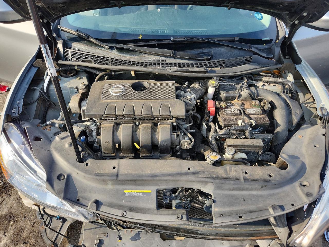 2013 Nissan Sentra S Gray vin: 3N1AB7AP6DL727058