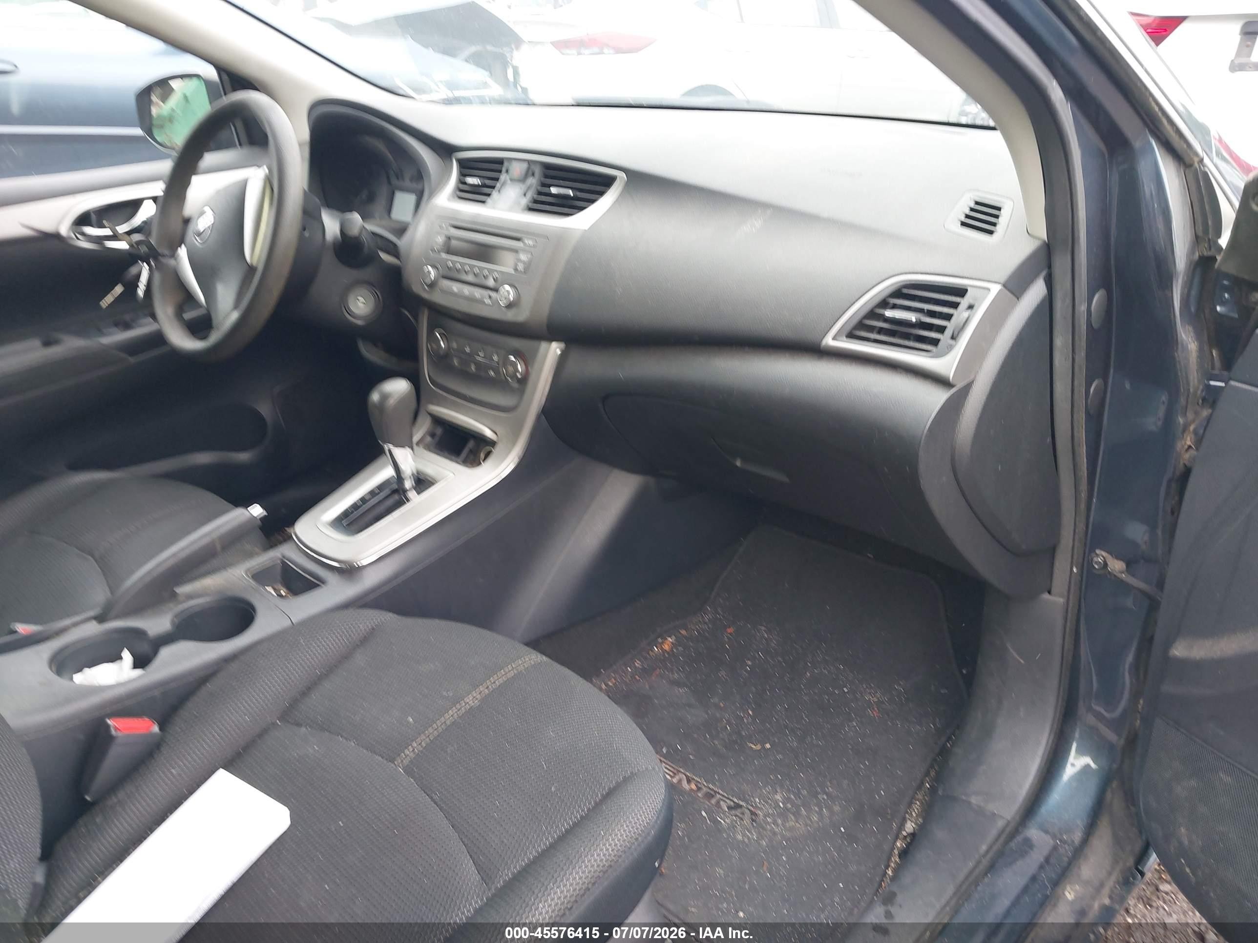2013 Nissan Sentra S Blue vin: 3N1AB7AP6DL745575