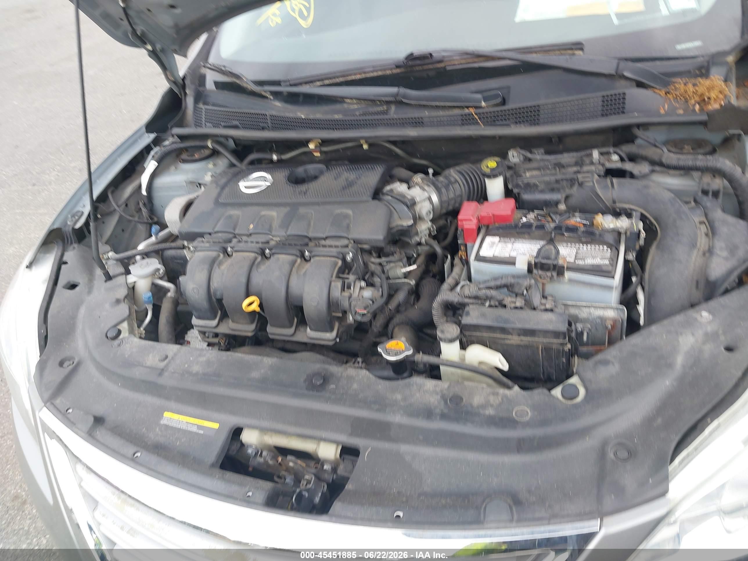2013 Nissan Sentra Sv Gray vin: 3N1AB7AP6DL756477