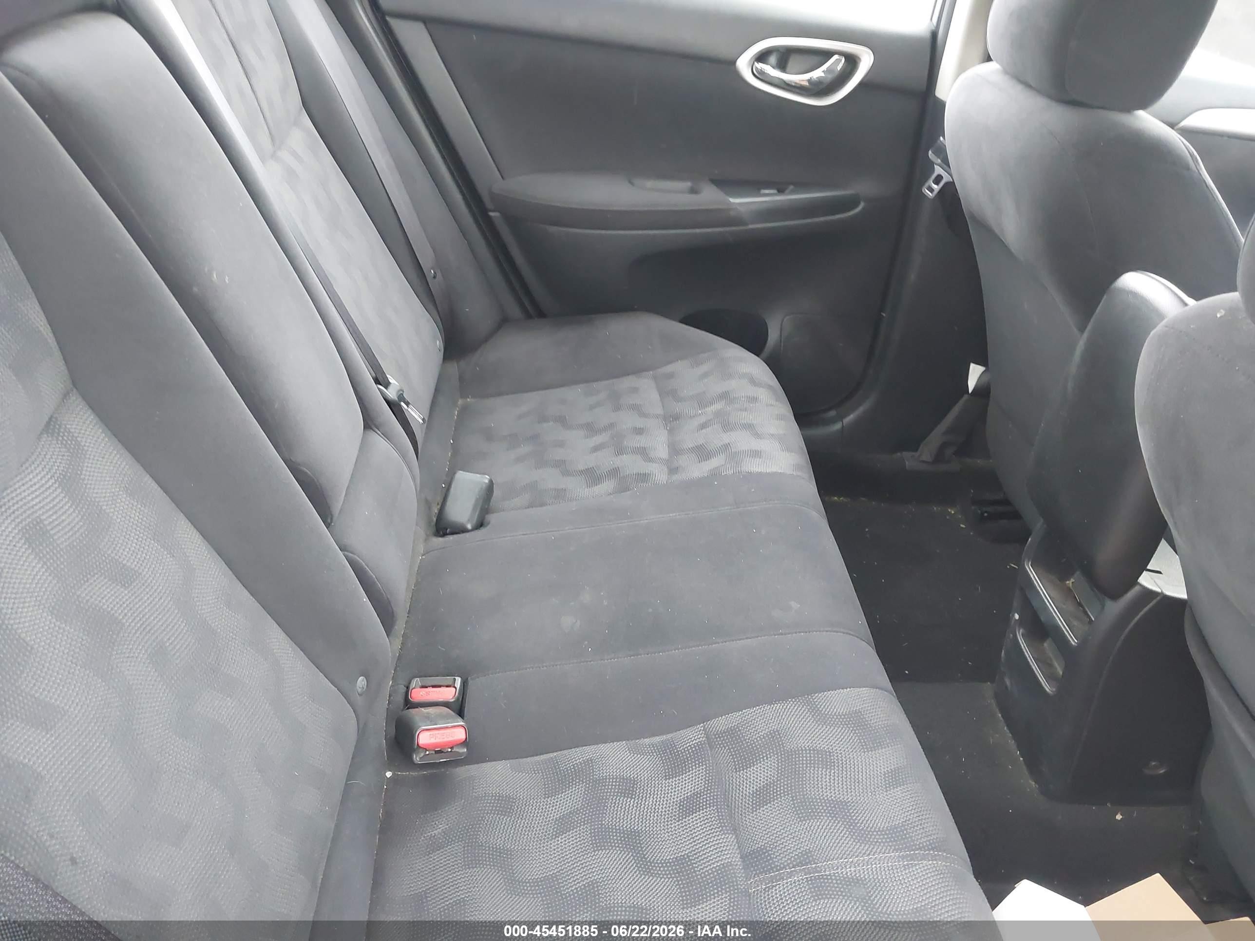 2013 Nissan Sentra Sv Gray vin: 3N1AB7AP6DL756477