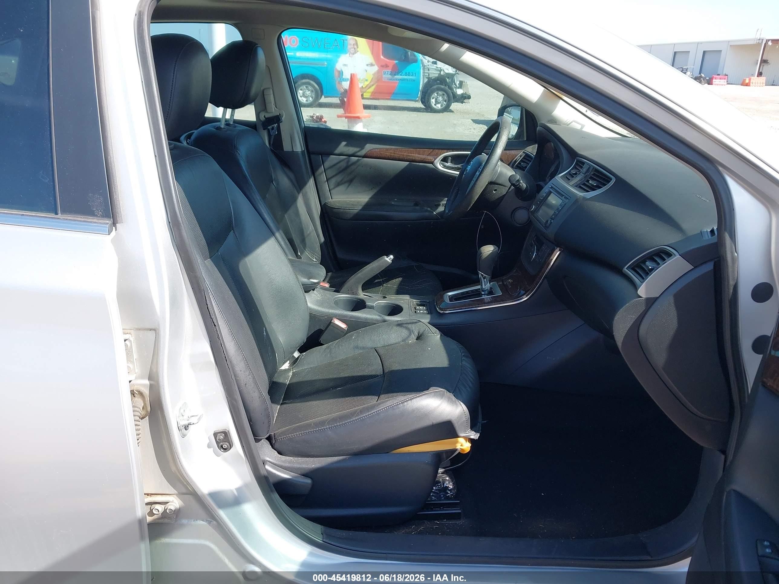 2013 Nissan Sentra Sl Silver vin: 3N1AB7AP6DL763350