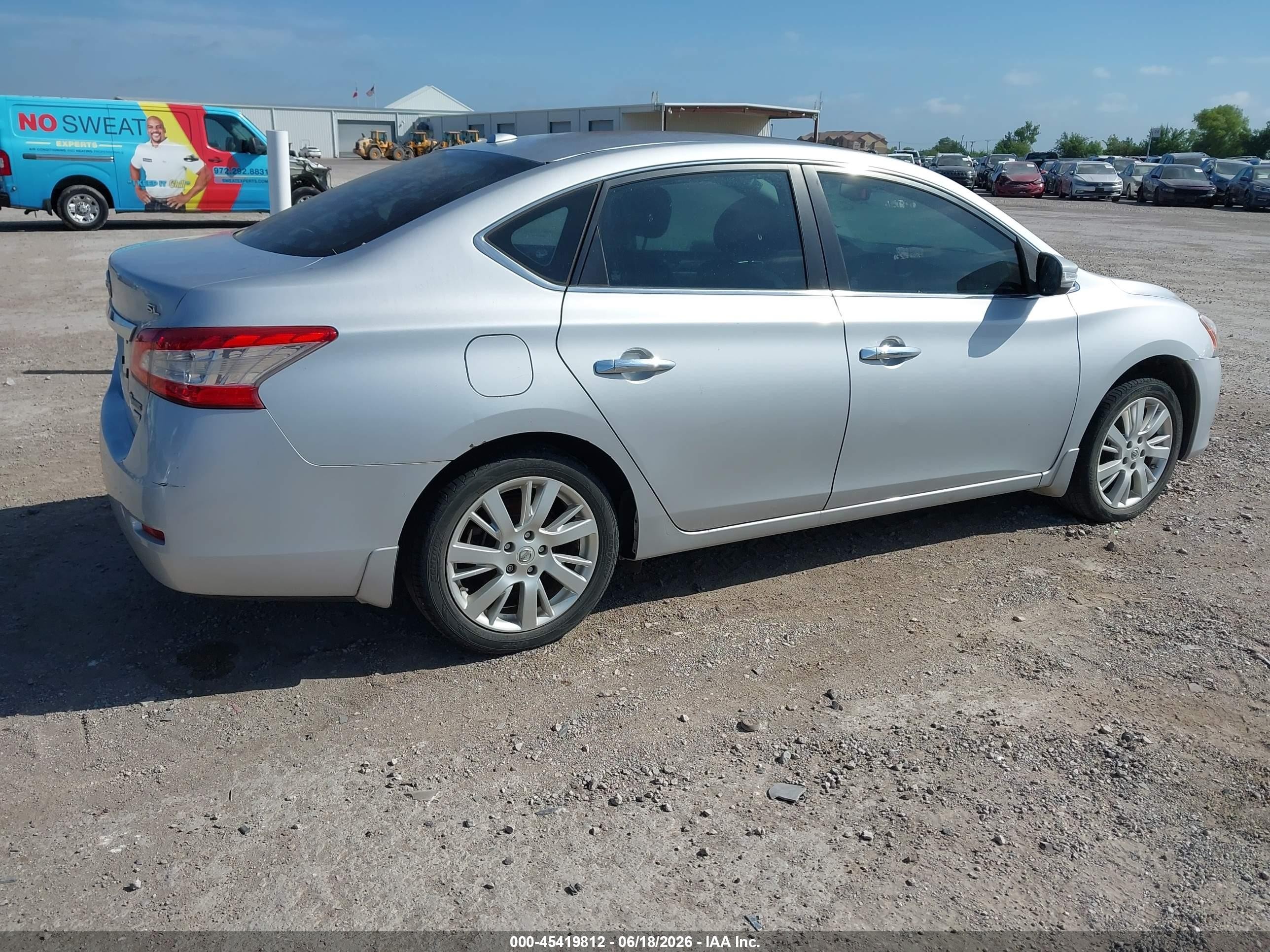 2013 Nissan Sentra Sl Silver vin: 3N1AB7AP6DL763350