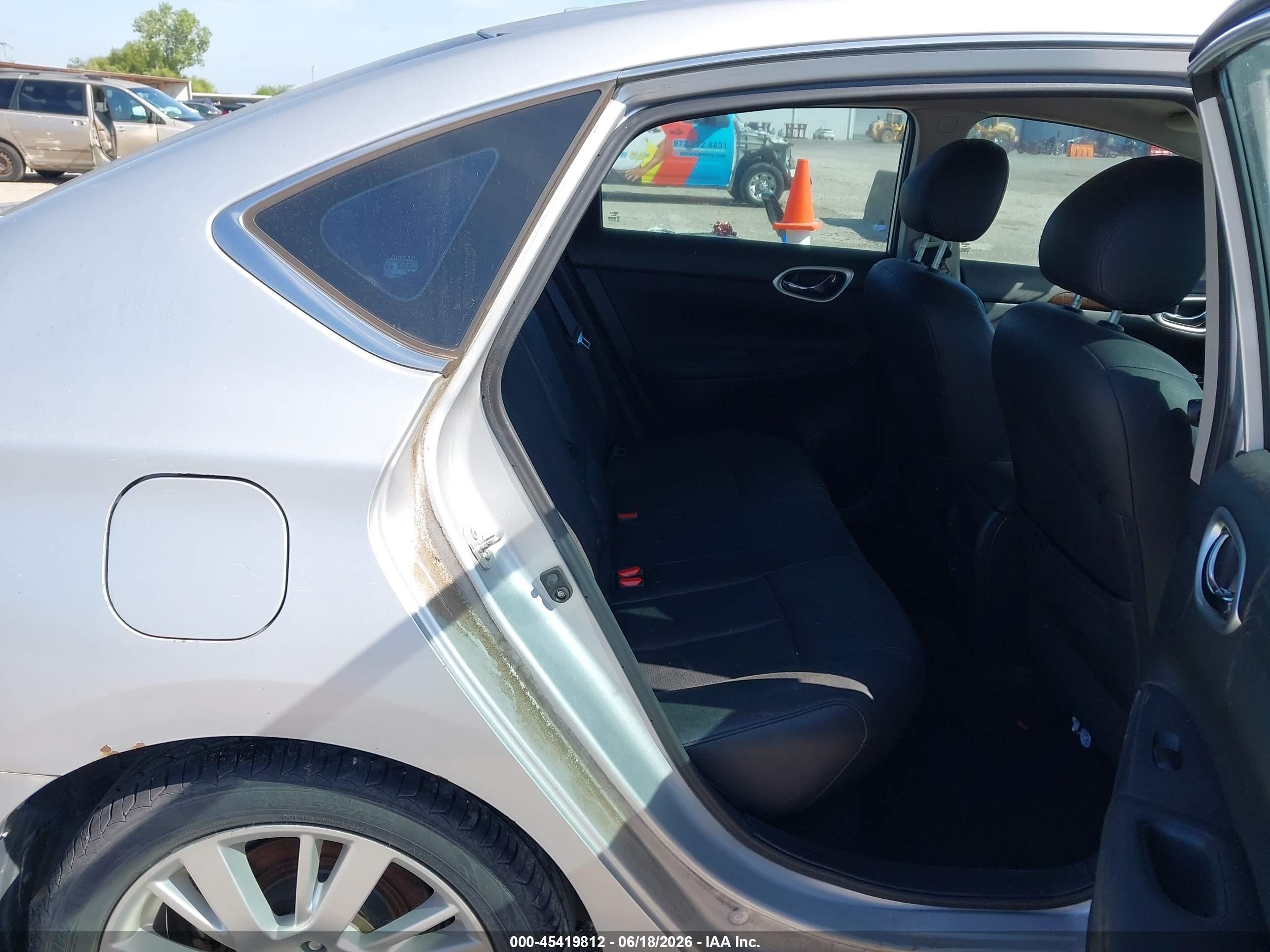 2013 Nissan Sentra Sl Silver vin: 3N1AB7AP6DL763350