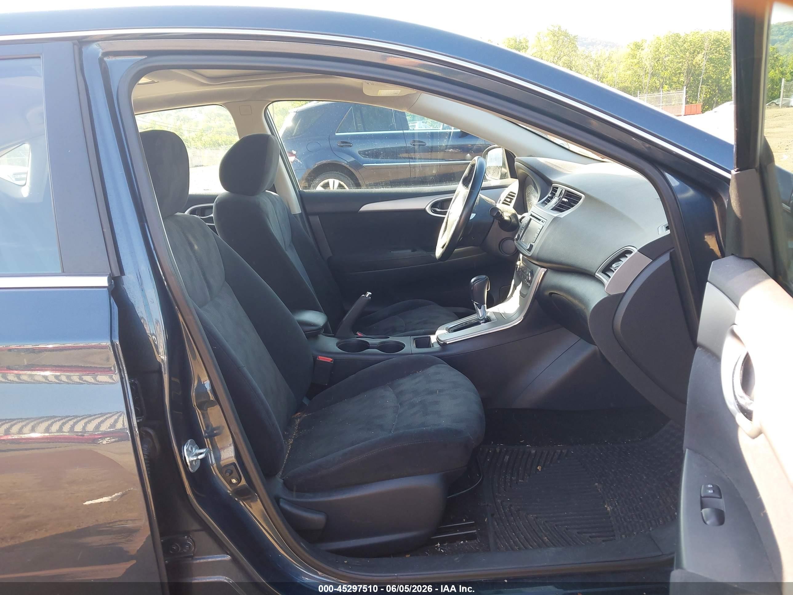 2013 Nissan Sentra Sv Dark Blue vin: 3N1AB7AP6DL768077