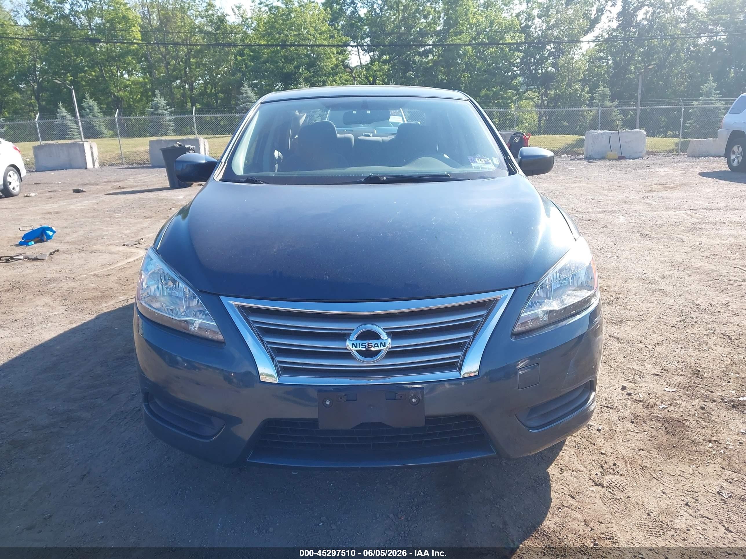 2013 Nissan Sentra Sv Dark Blue vin: 3N1AB7AP6DL768077