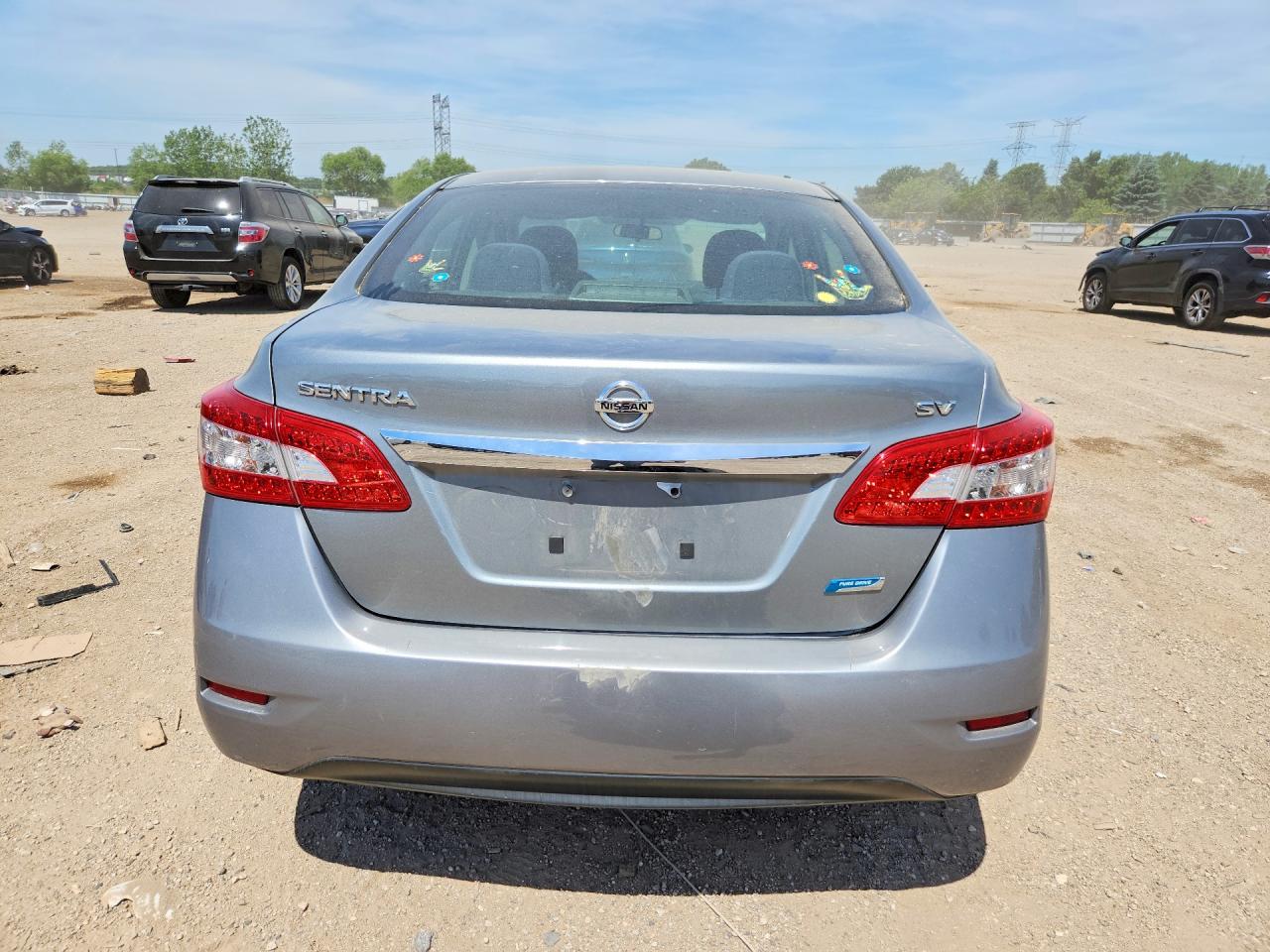 2013 Nissan Sentra S Gray vin: 3N1AB7AP6DL777989