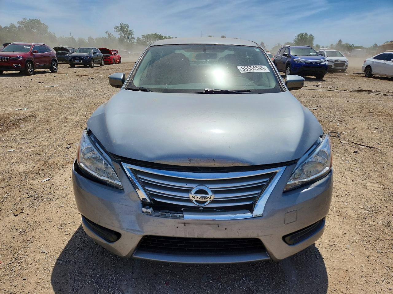 2013 Nissan Sentra S Gray vin: 3N1AB7AP6DL777989