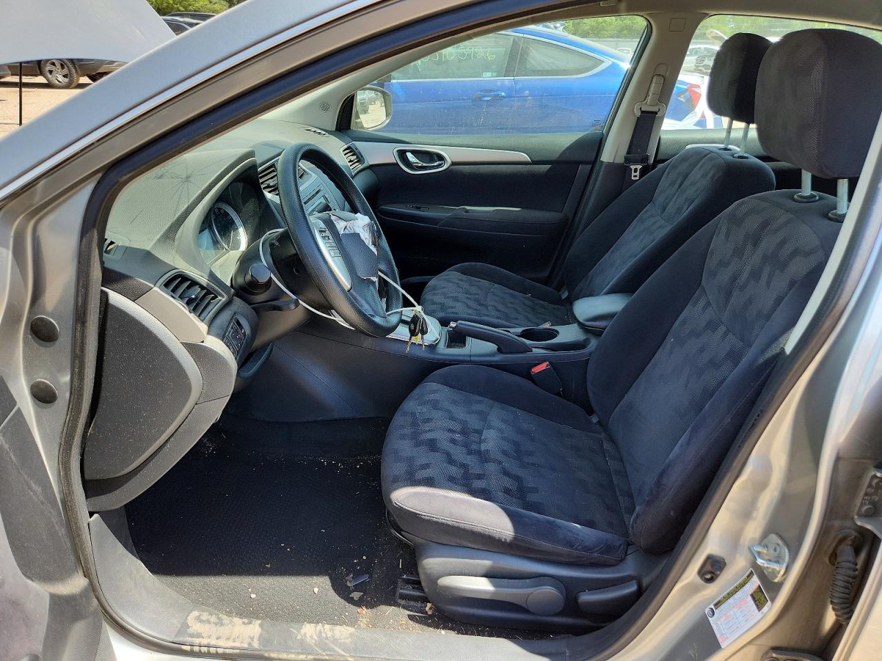 2013 Nissan Sentra S Gray vin: 3N1AB7AP6DL777989