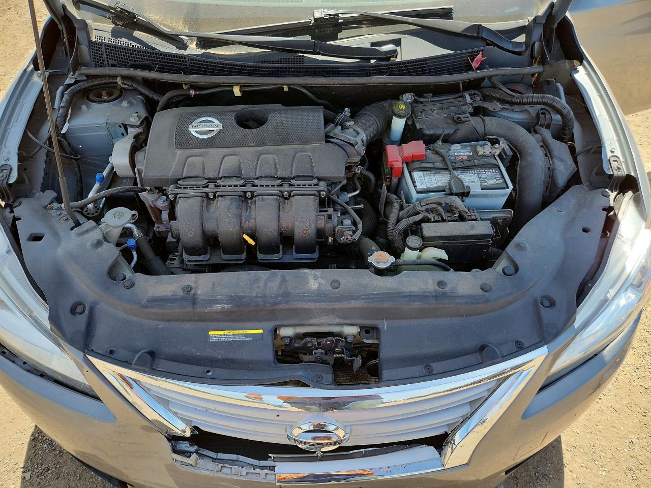 2013 Nissan Sentra S Gray vin: 3N1AB7AP6DL777989