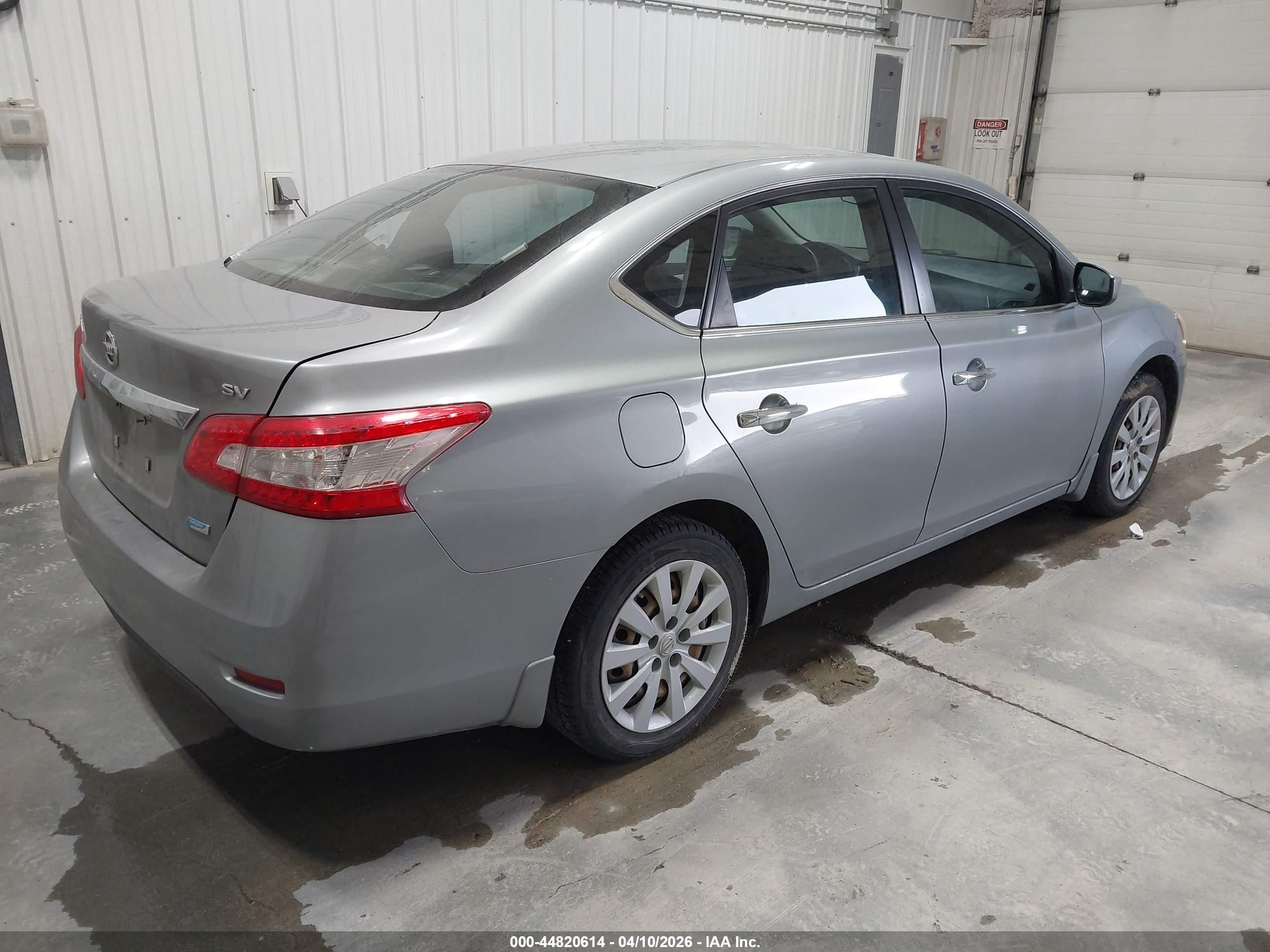 2013 Nissan Sentra Sv Gray vin: 3N1AB7AP6DL780973