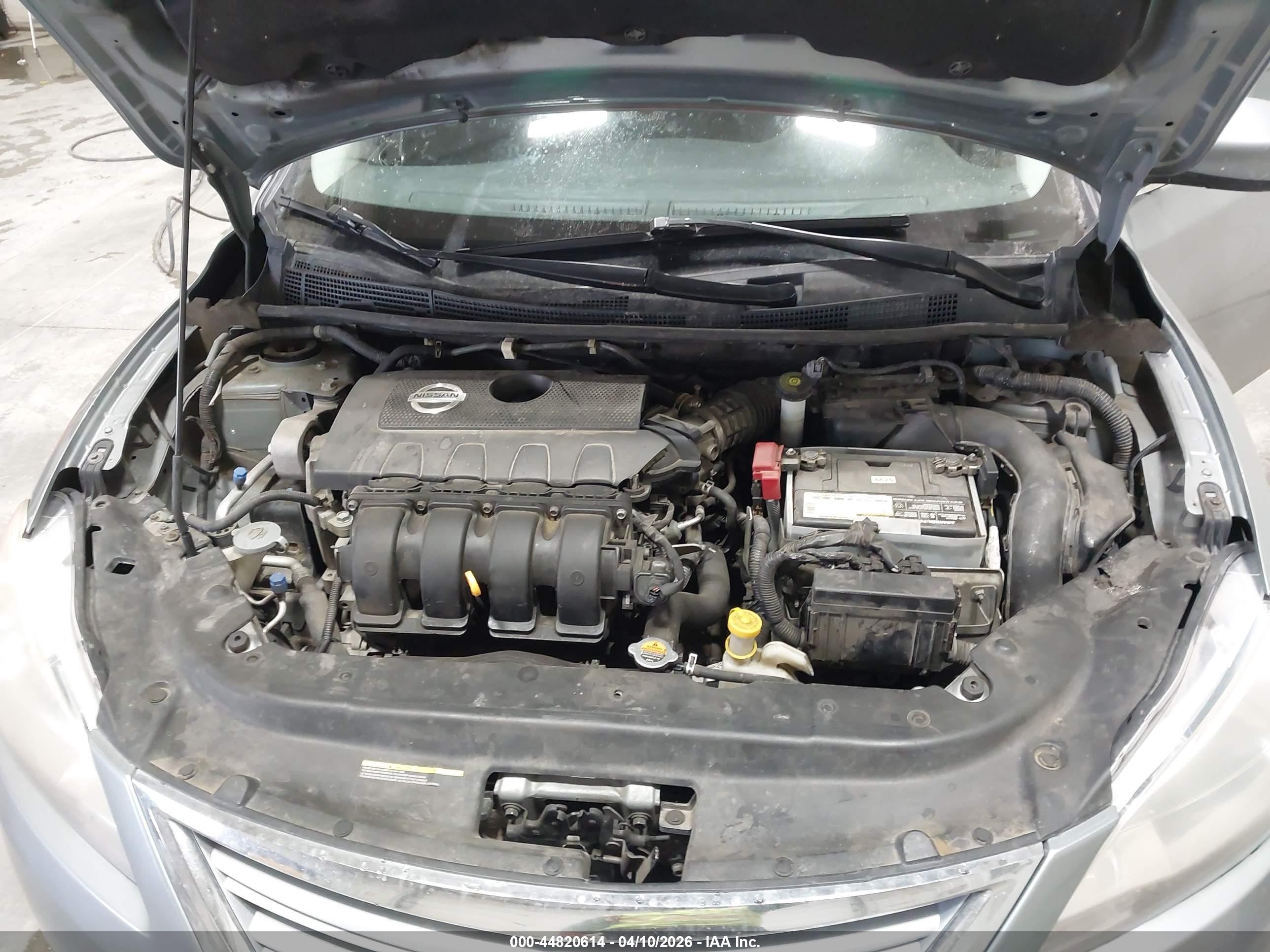 2013 Nissan Sentra Sv Gray vin: 3N1AB7AP6DL780973