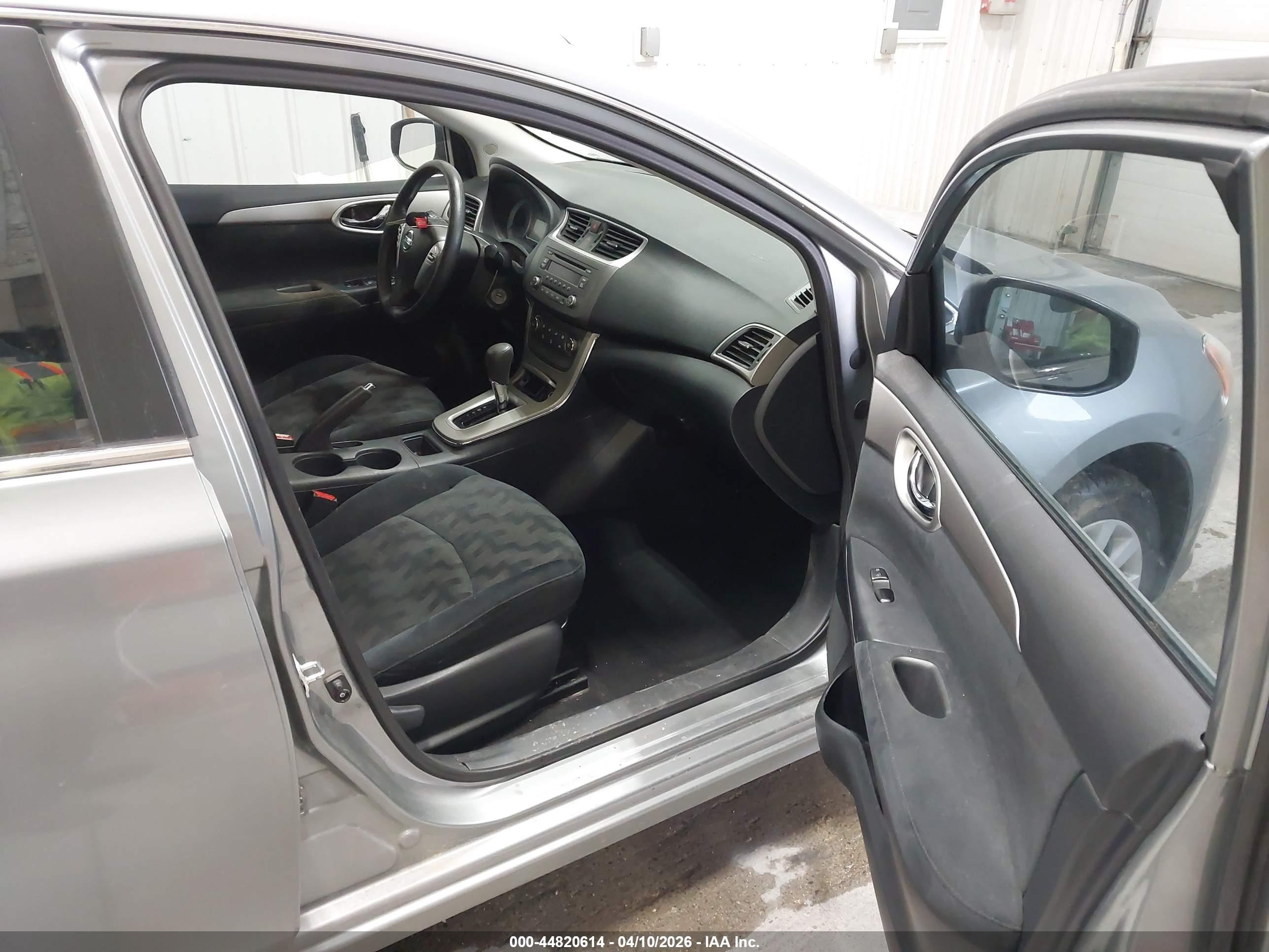 2013 Nissan Sentra Sv Gray vin: 3N1AB7AP6DL780973