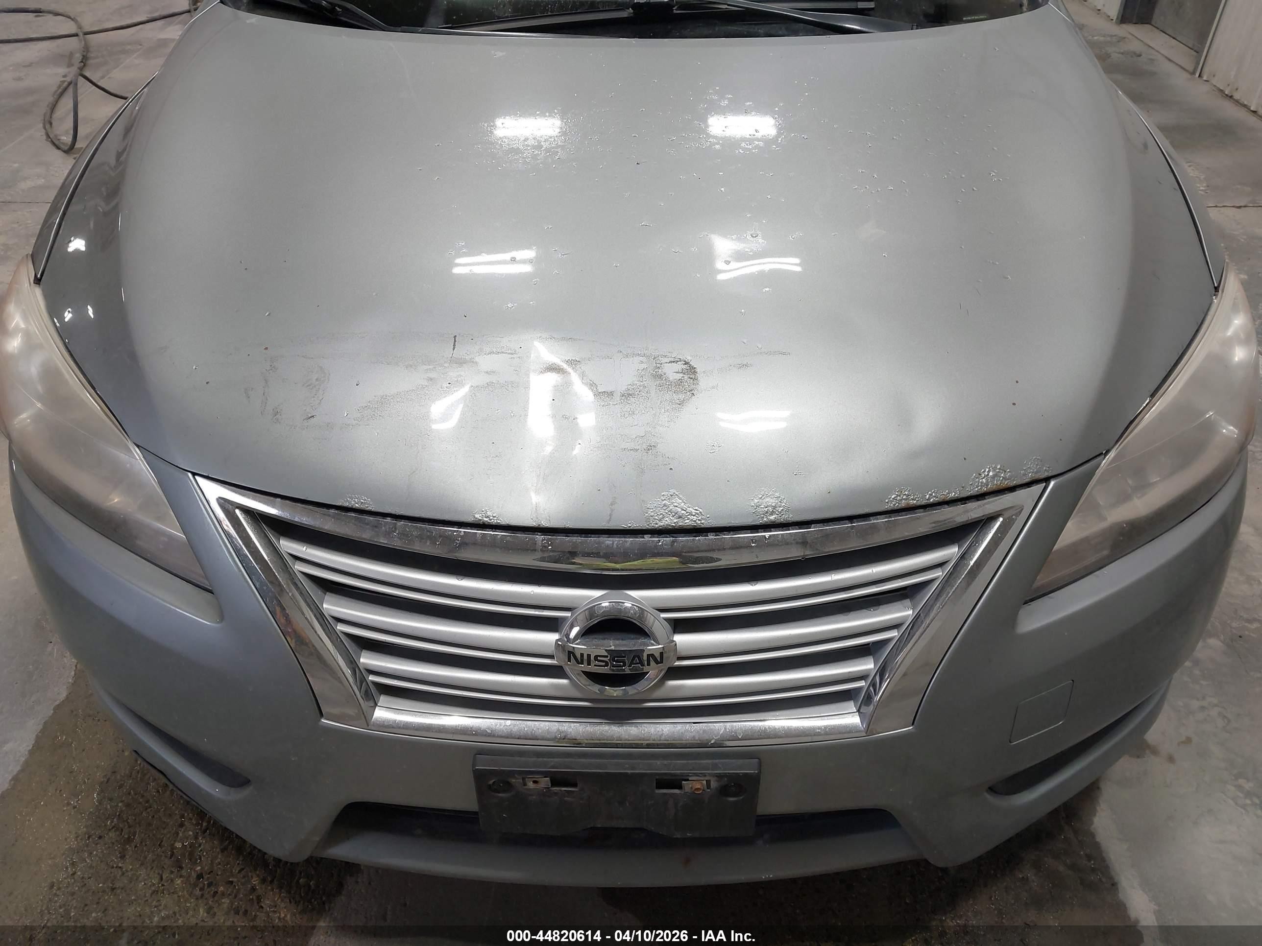 2013 Nissan Sentra Sv Gray vin: 3N1AB7AP6DL780973