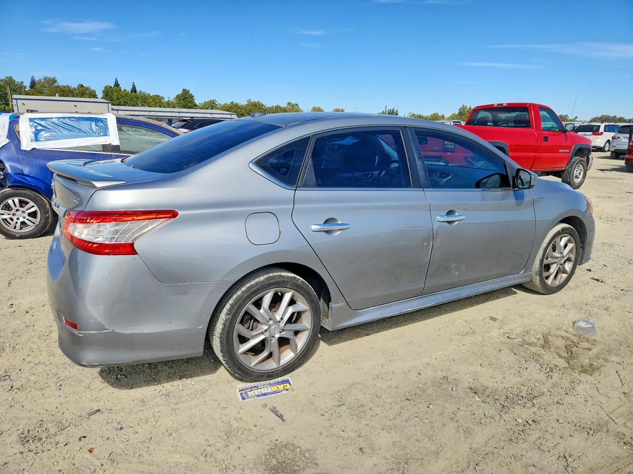 2013 Nissan Sentra S Gray vin: 3N1AB7AP6DL790127