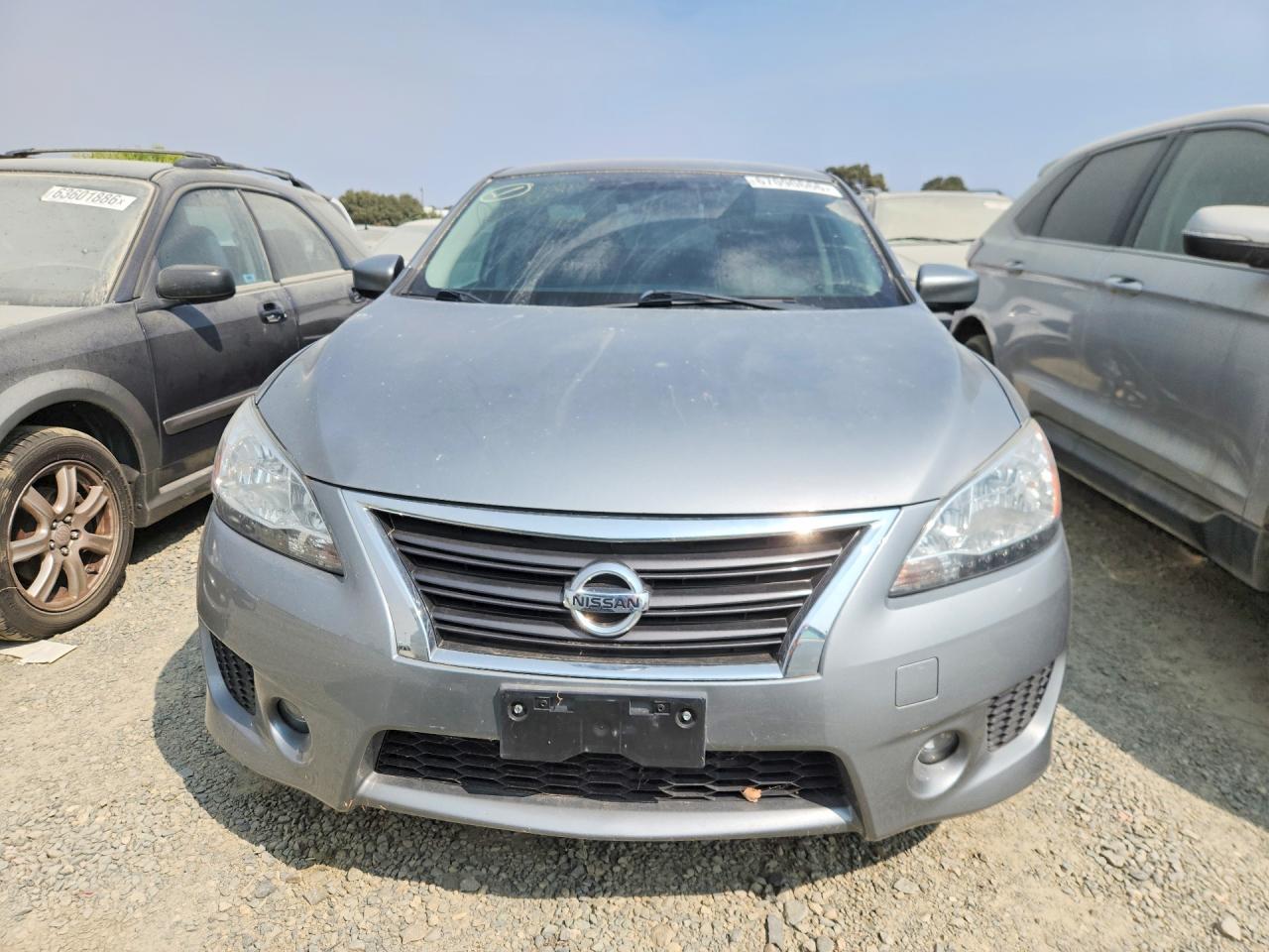 2013 Nissan Sentra S Gray vin: 3N1AB7AP6DL790127