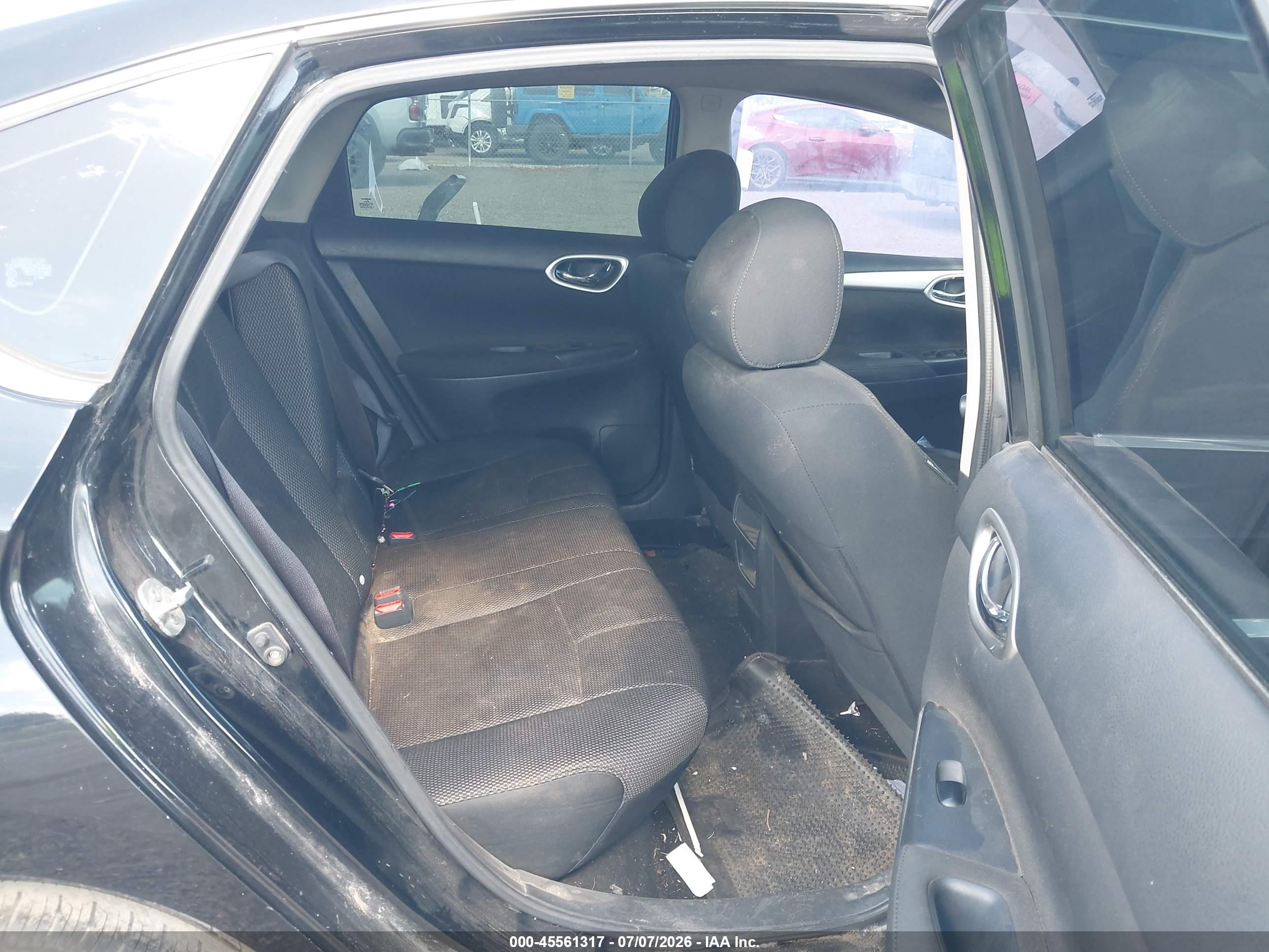 2013 Nissan Sentra S Black vin: 3N1AB7AP6DL796171