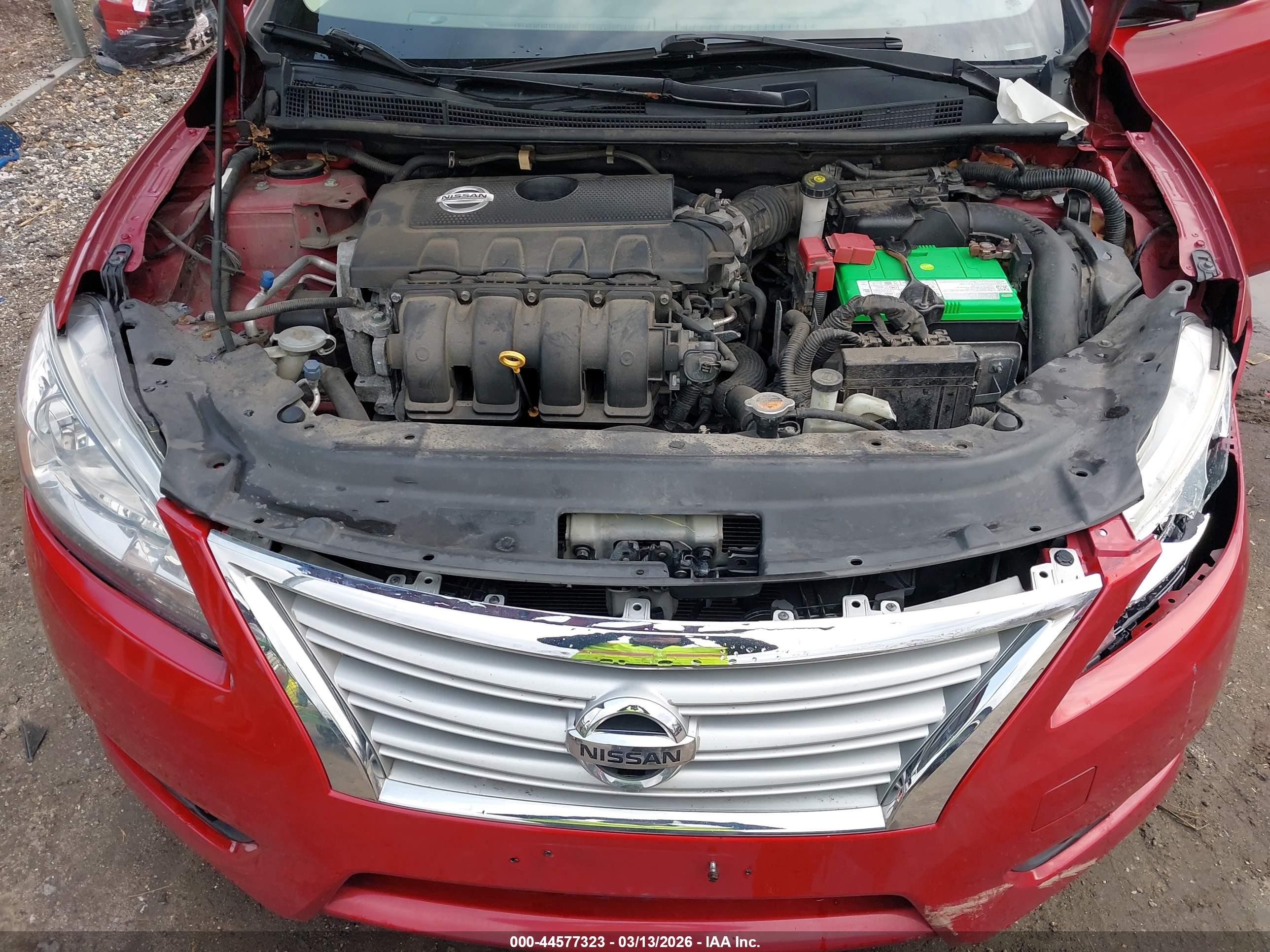 2014 Nissan Sentra Sl Red vin: 3N1AB7AP6EL610016