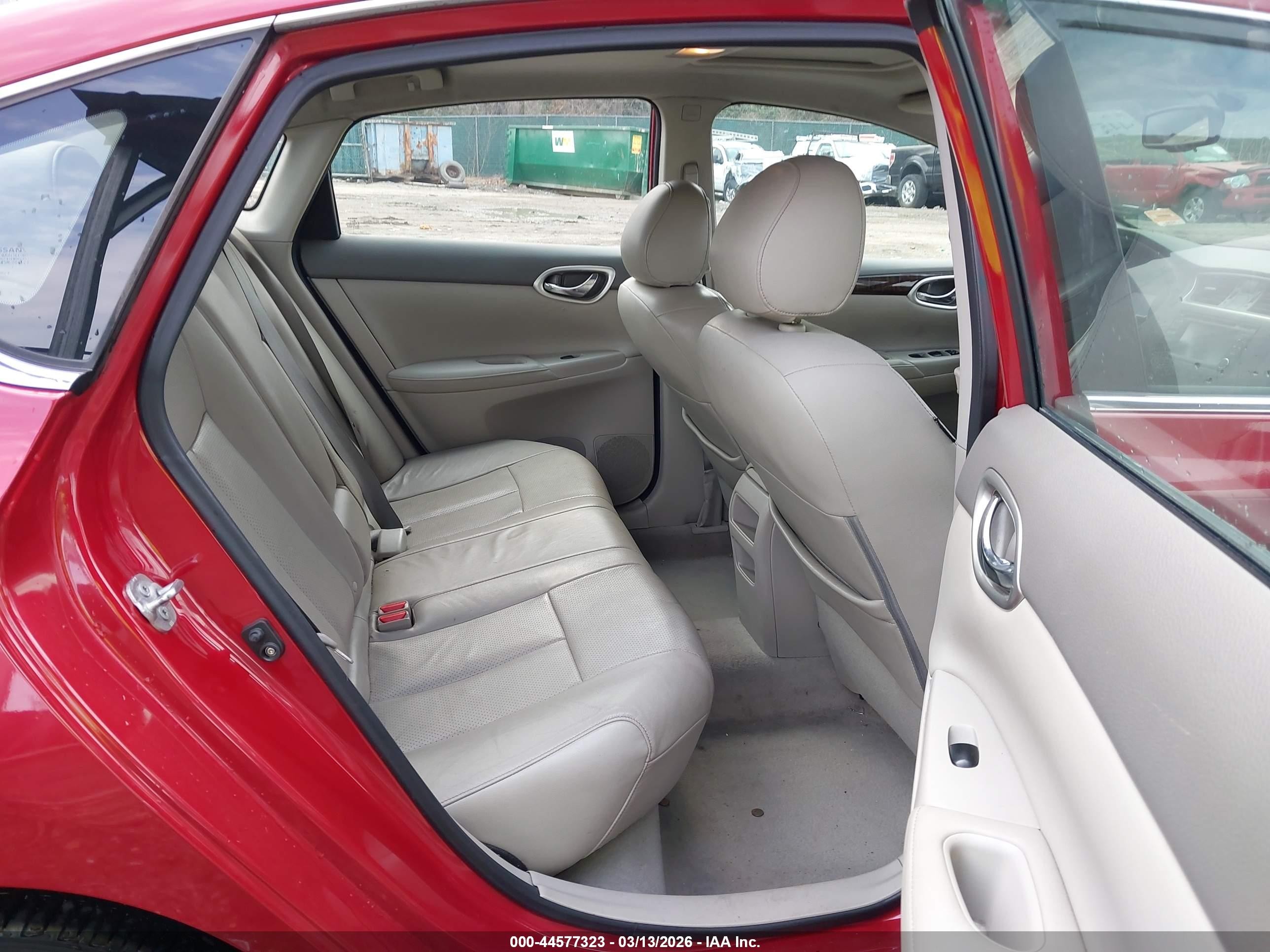2014 Nissan Sentra Sl Red vin: 3N1AB7AP6EL610016