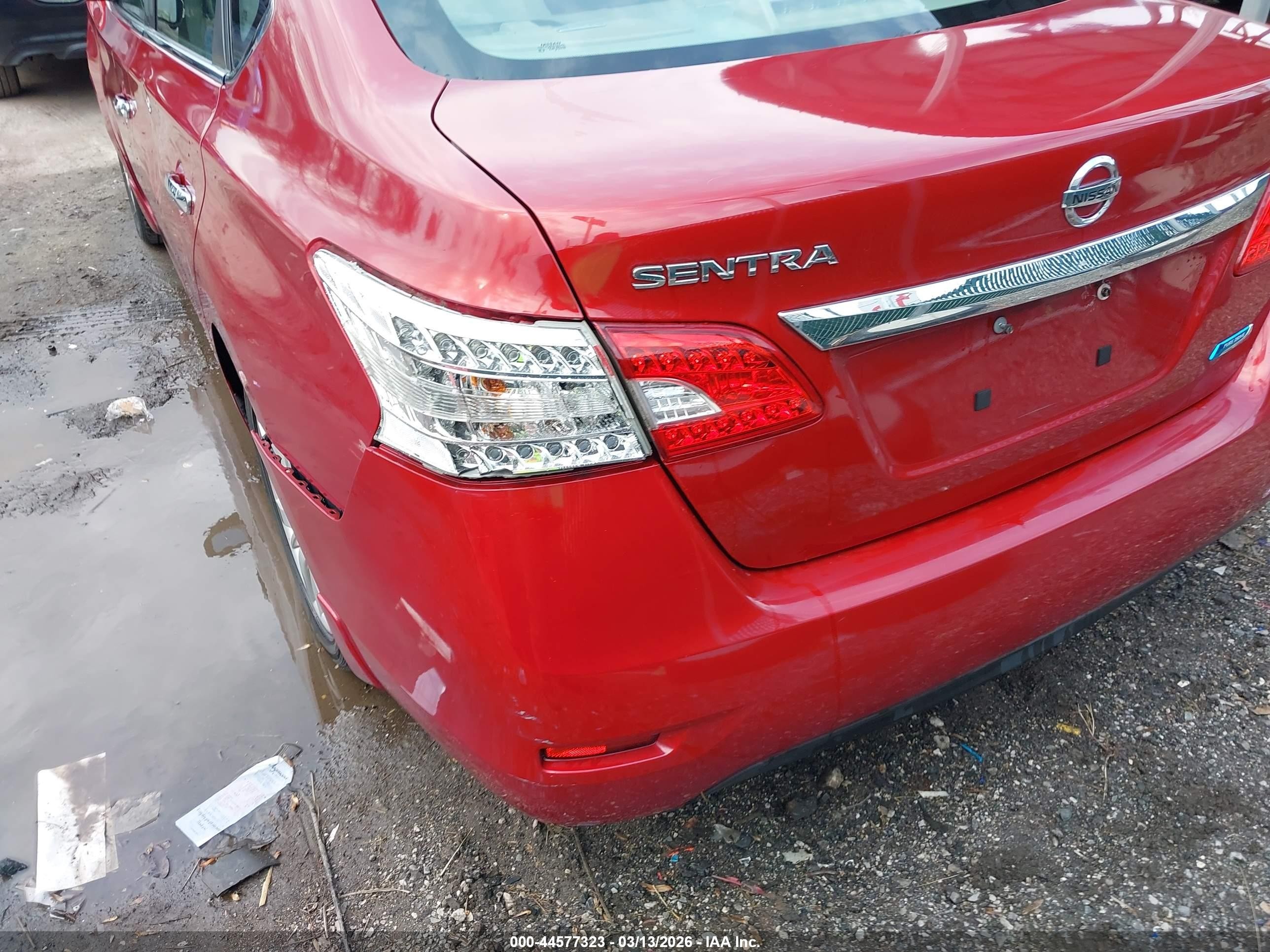 2014 Nissan Sentra Sl Red vin: 3N1AB7AP6EL610016
