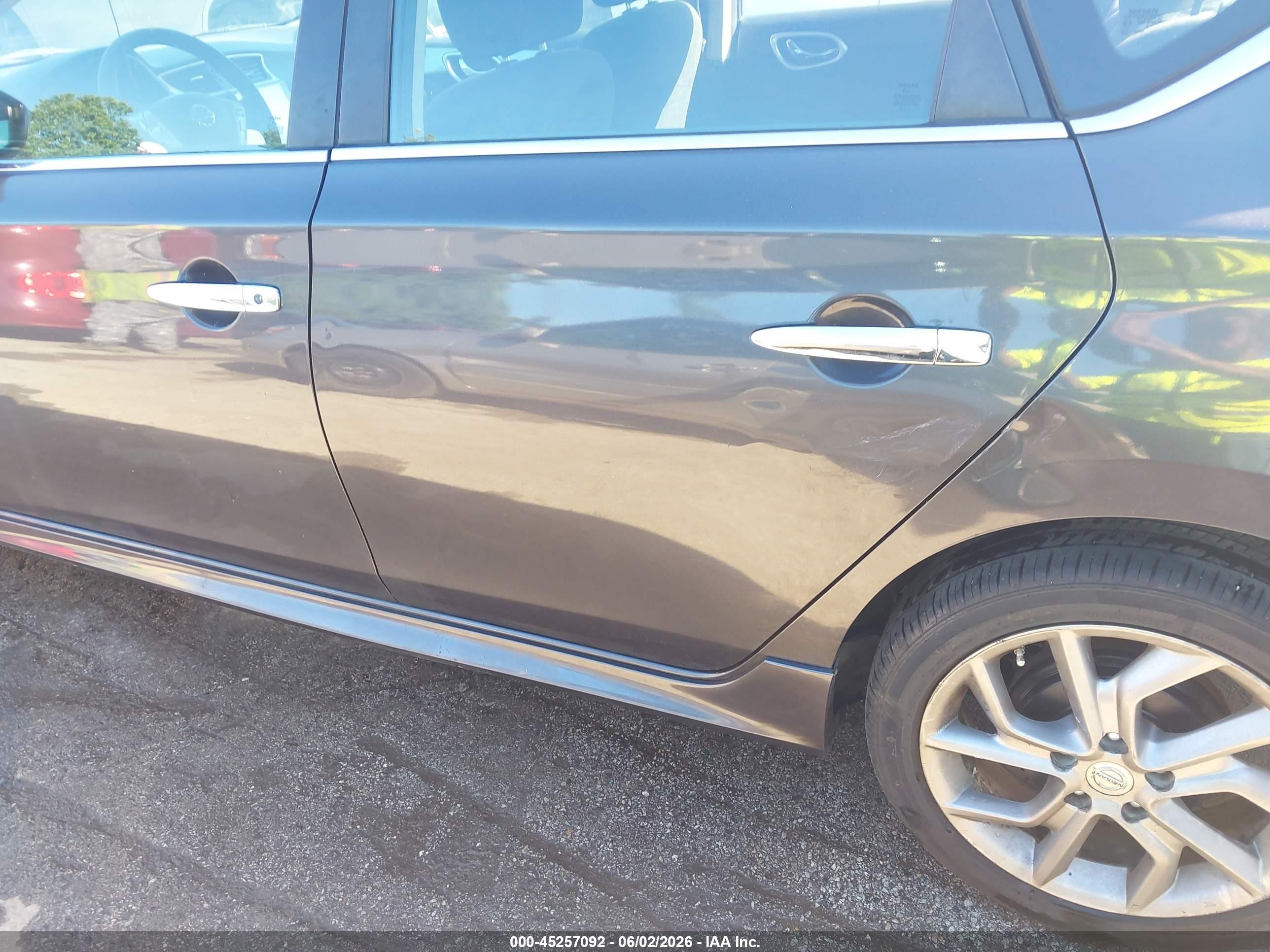 2014 Nissan Sentra Sr Gray vin: 3N1AB7AP6EL613689