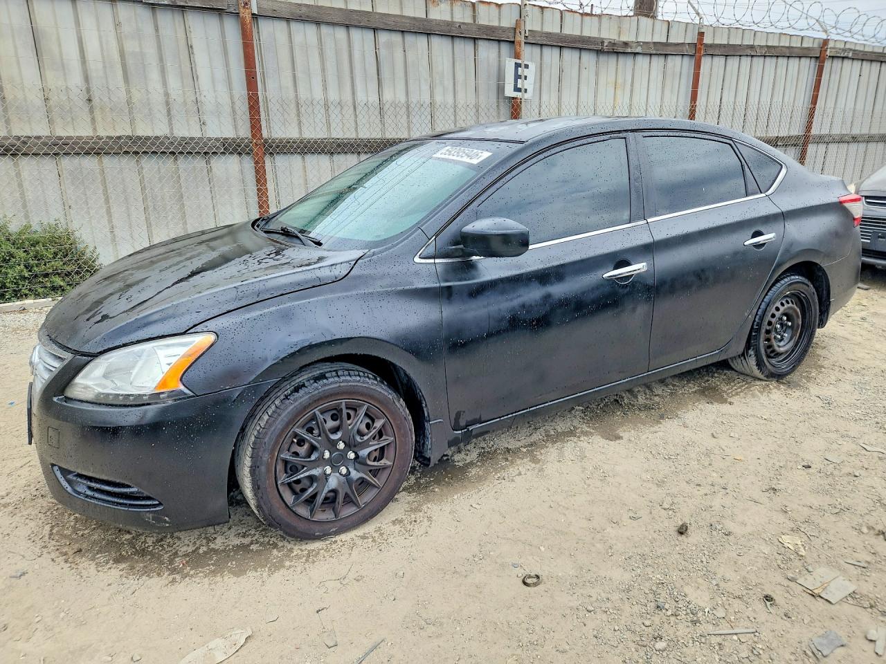 2014 Nissan Sentra Sv Black vin: 3N1AB7AP6EL613787