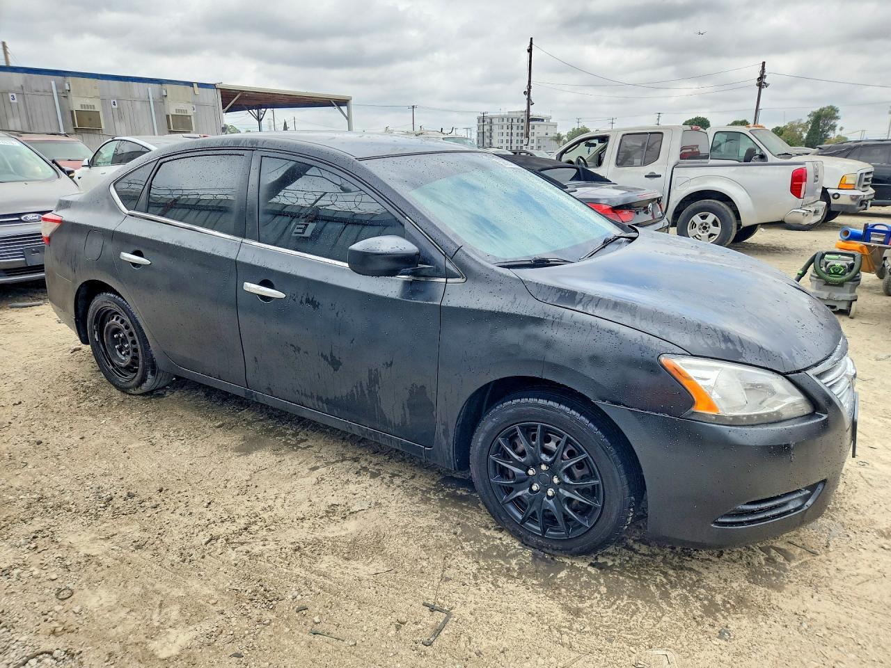2014 Nissan Sentra Sv Black vin: 3N1AB7AP6EL613787