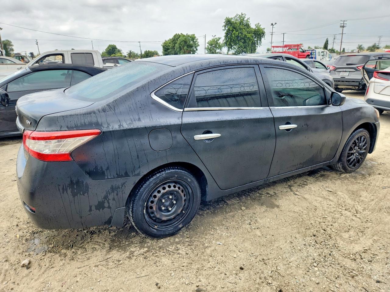 2014 Nissan Sentra Sv Black vin: 3N1AB7AP6EL613787