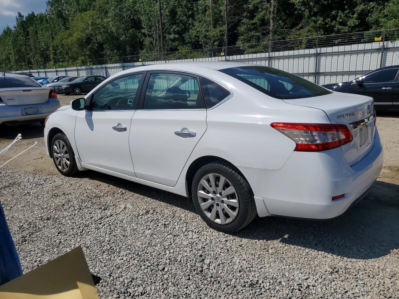 2014 Nissan Sentra Sv White vin: 3N1AB7AP6EL617161