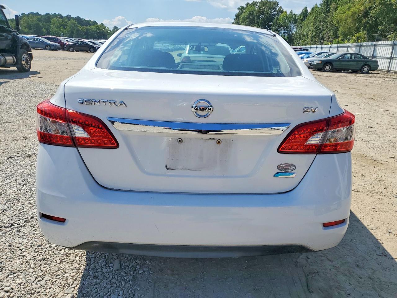 2014 Nissan Sentra Sv White vin: 3N1AB7AP6EL617161
