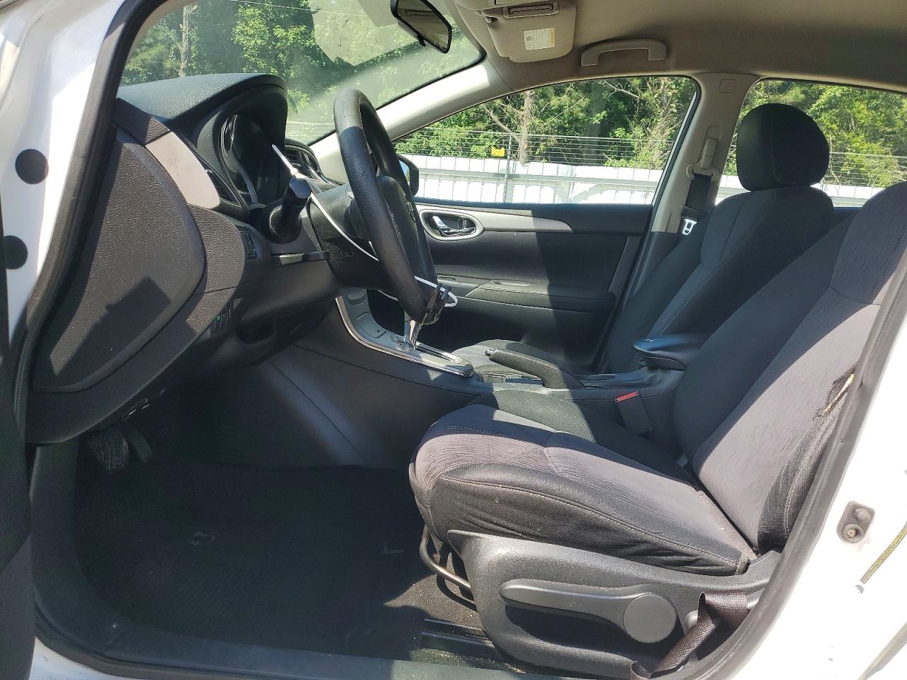 2014 Nissan Sentra Sv White vin: 3N1AB7AP6EL617161