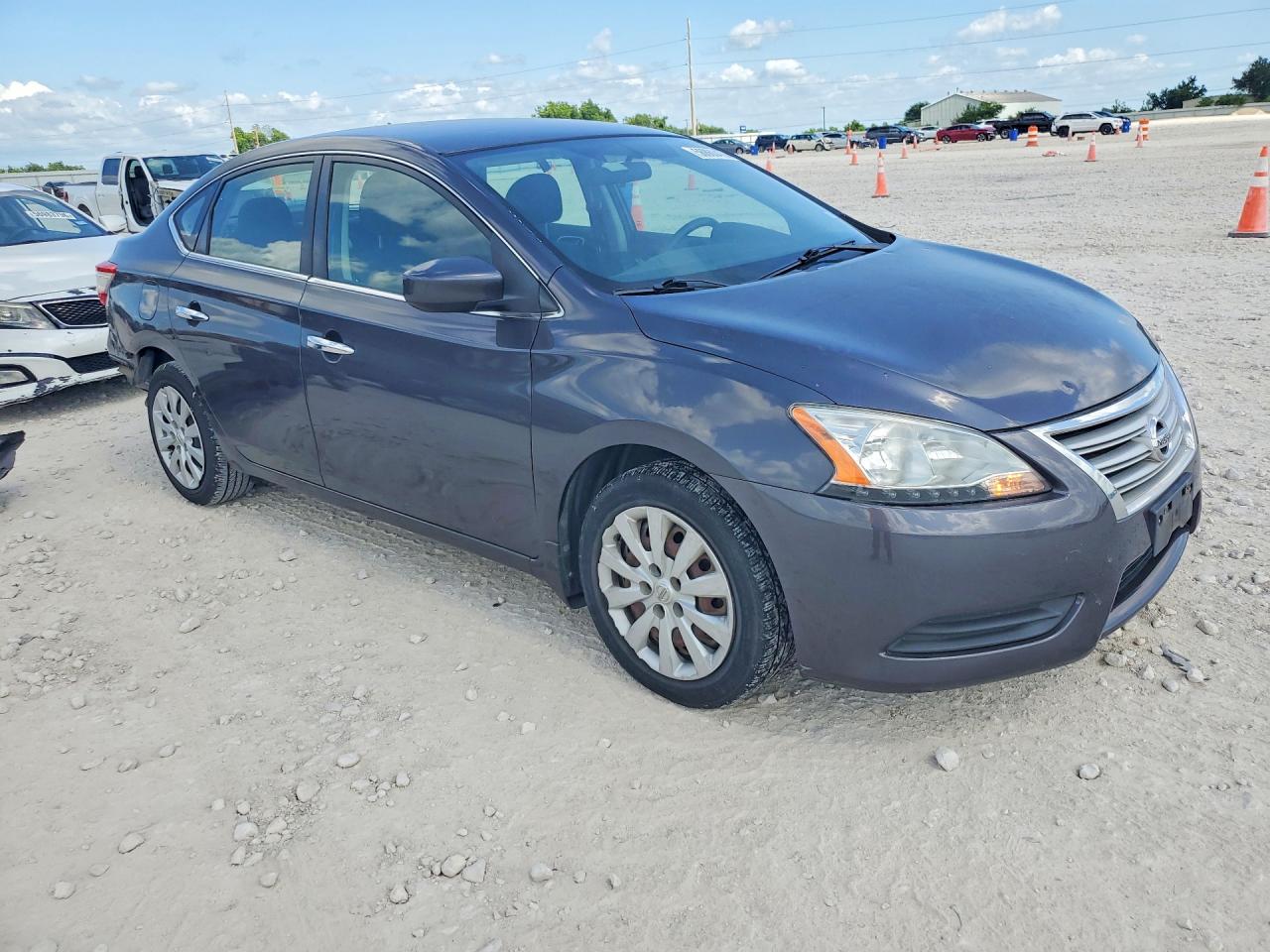 2014 Nissan Sentra S Gray vin: 3N1AB7AP6EL618472