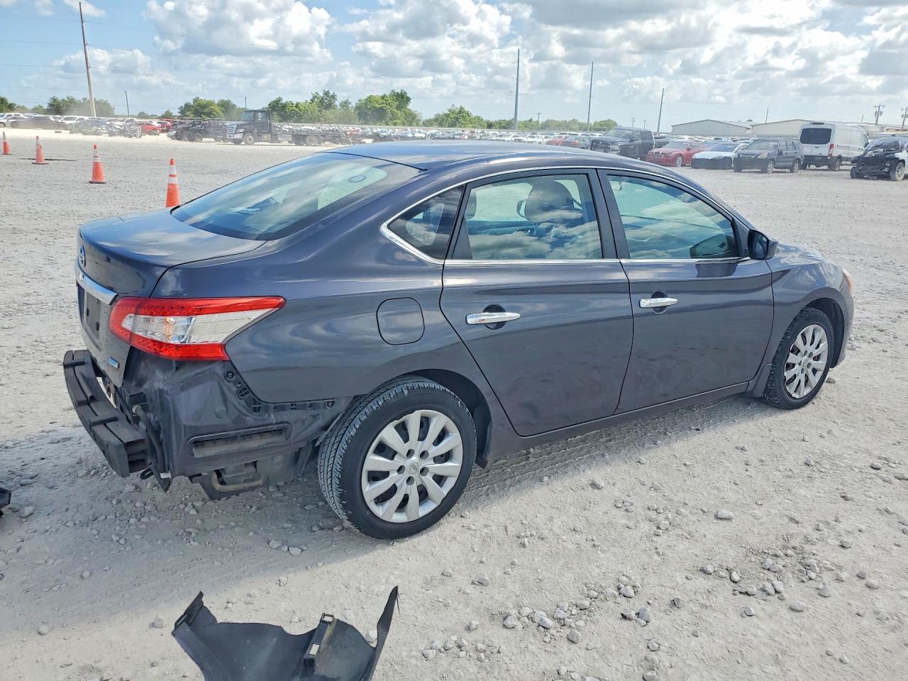 2014 Nissan Sentra S Gray vin: 3N1AB7AP6EL618472