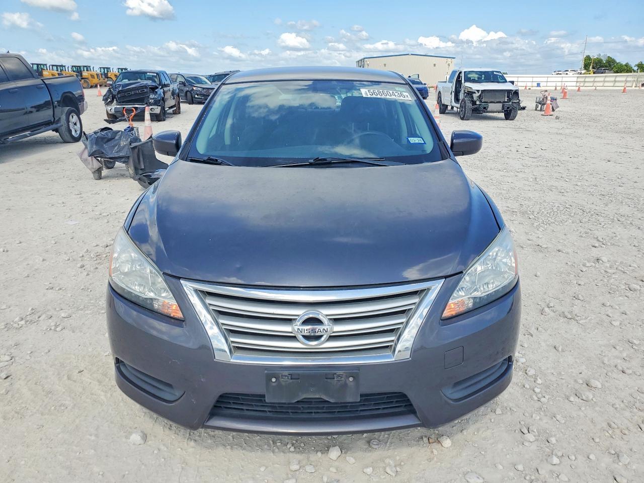2014 Nissan Sentra S Gray vin: 3N1AB7AP6EL618472