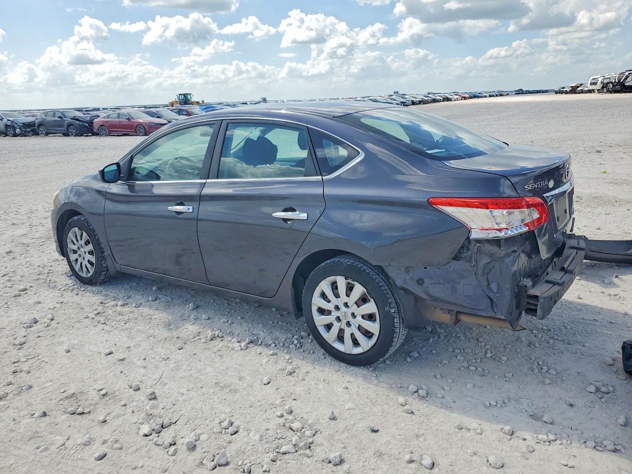 2014 Nissan Sentra S Gray vin: 3N1AB7AP6EL618472