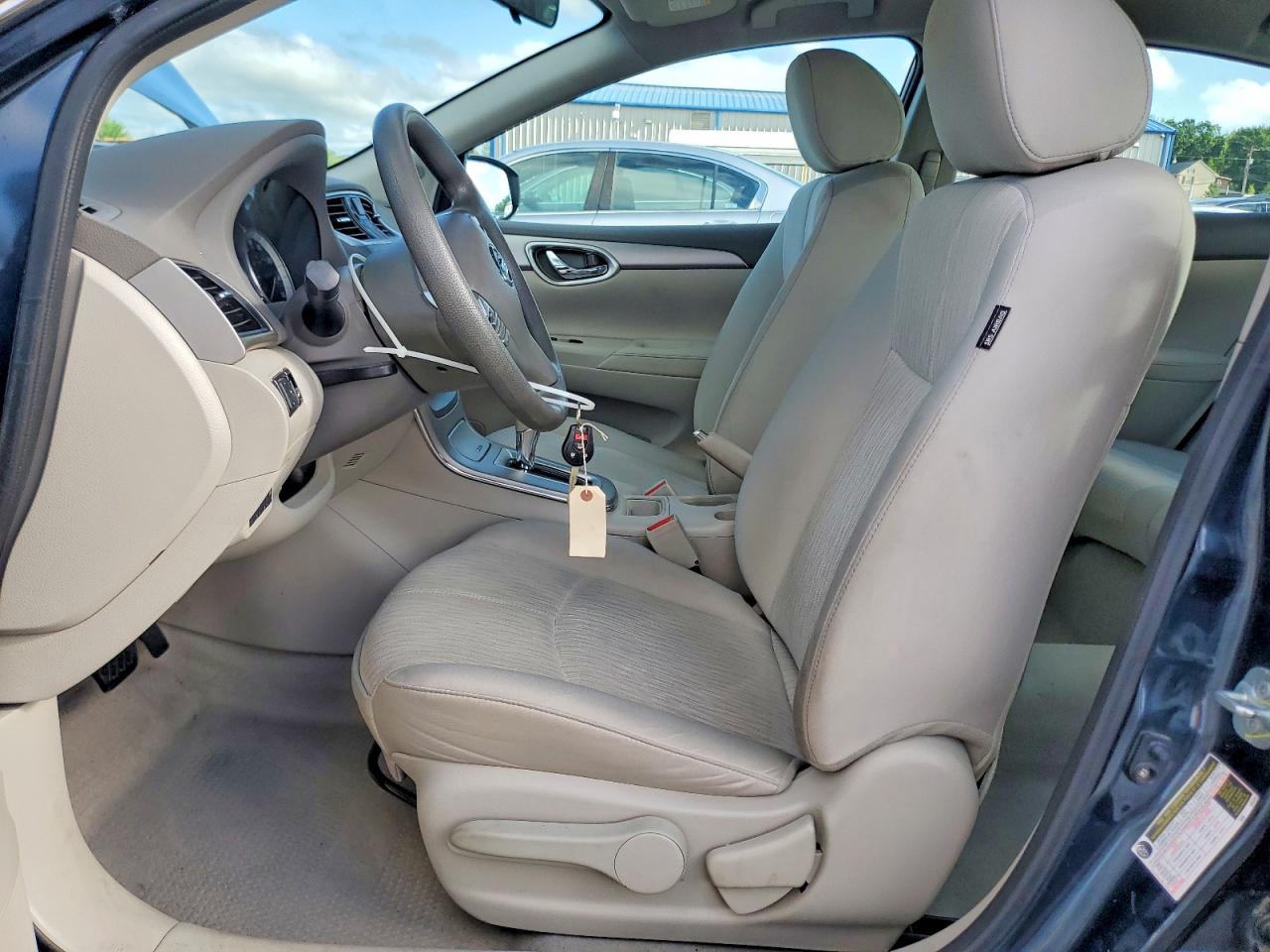 2014 Nissan Sentra Sv Синий vin: 3N1AB7AP6EL621680