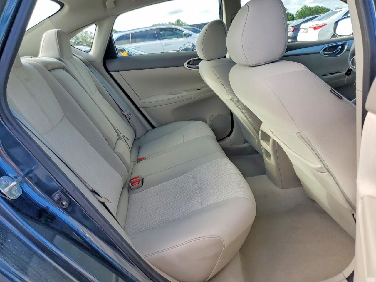 2014 Nissan Sentra Sv Синий vin: 3N1AB7AP6EL621680