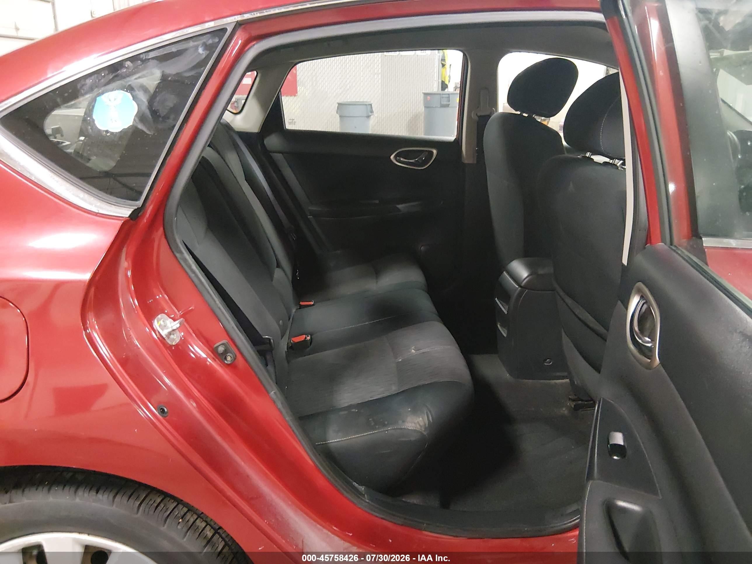 2014 Nissan Sentra Fe+ S/fe+ Sv/s/sl/sr/sv Красный vin: 3N1AB7AP6EL622666