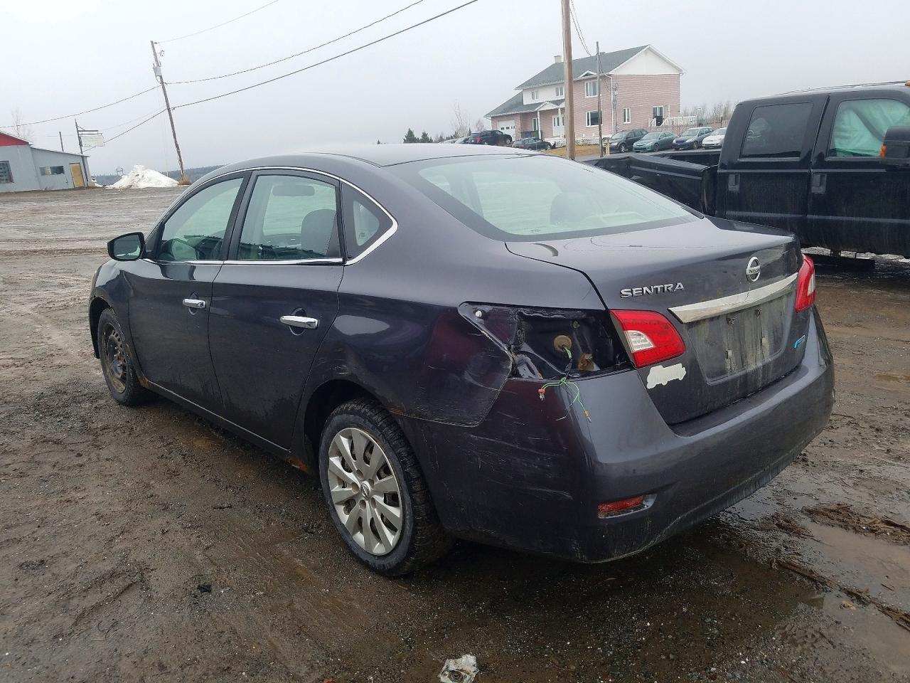 2014 Nissan Sentra S Gray vin: 3N1AB7AP6EL624868